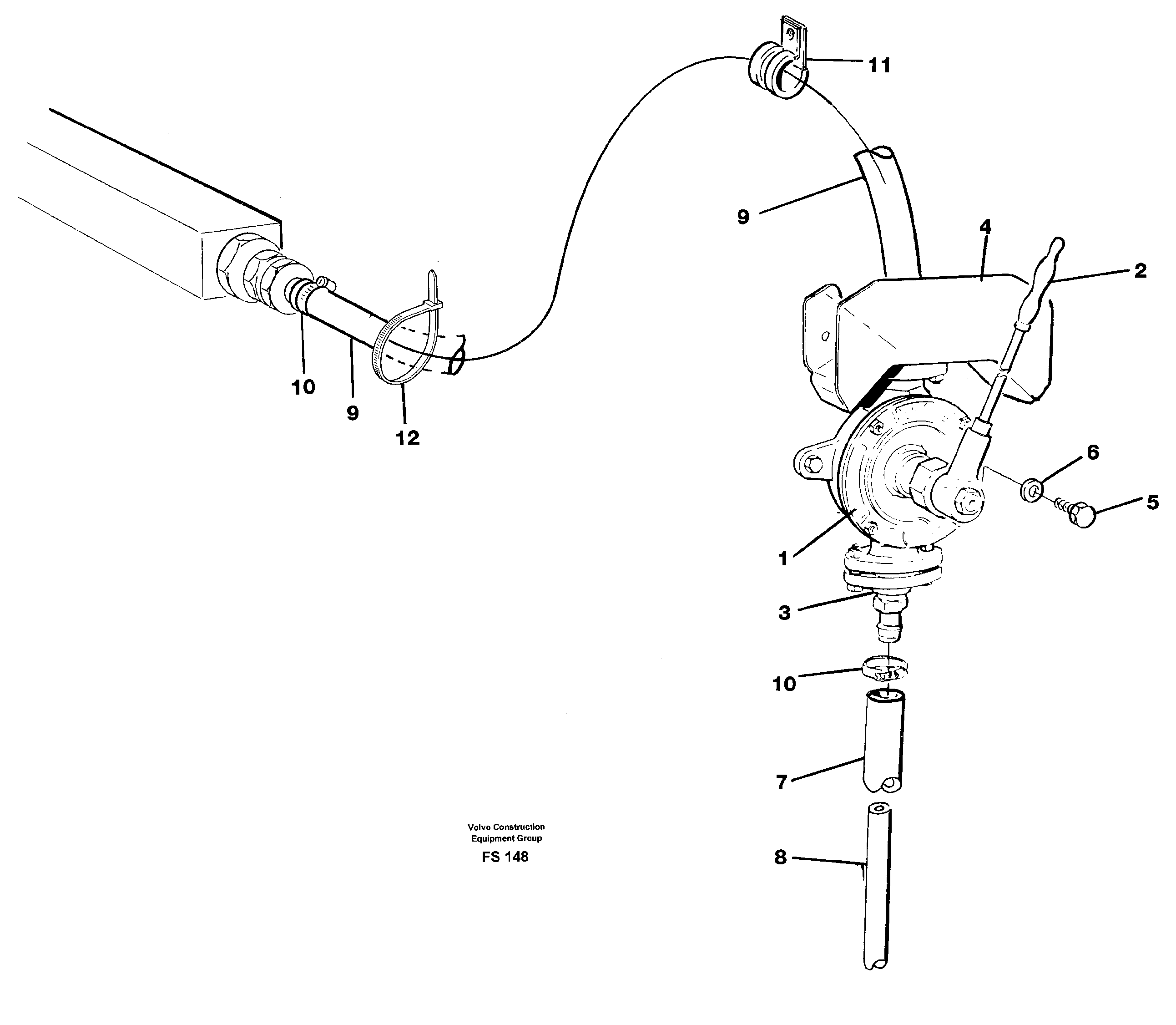 Схема запчастей Volvo EC420 - 67960 Hand pump for hydr. oil incl. hoses EC420 ?KERMAN ?KERMAN EC420 SER NO - 1550