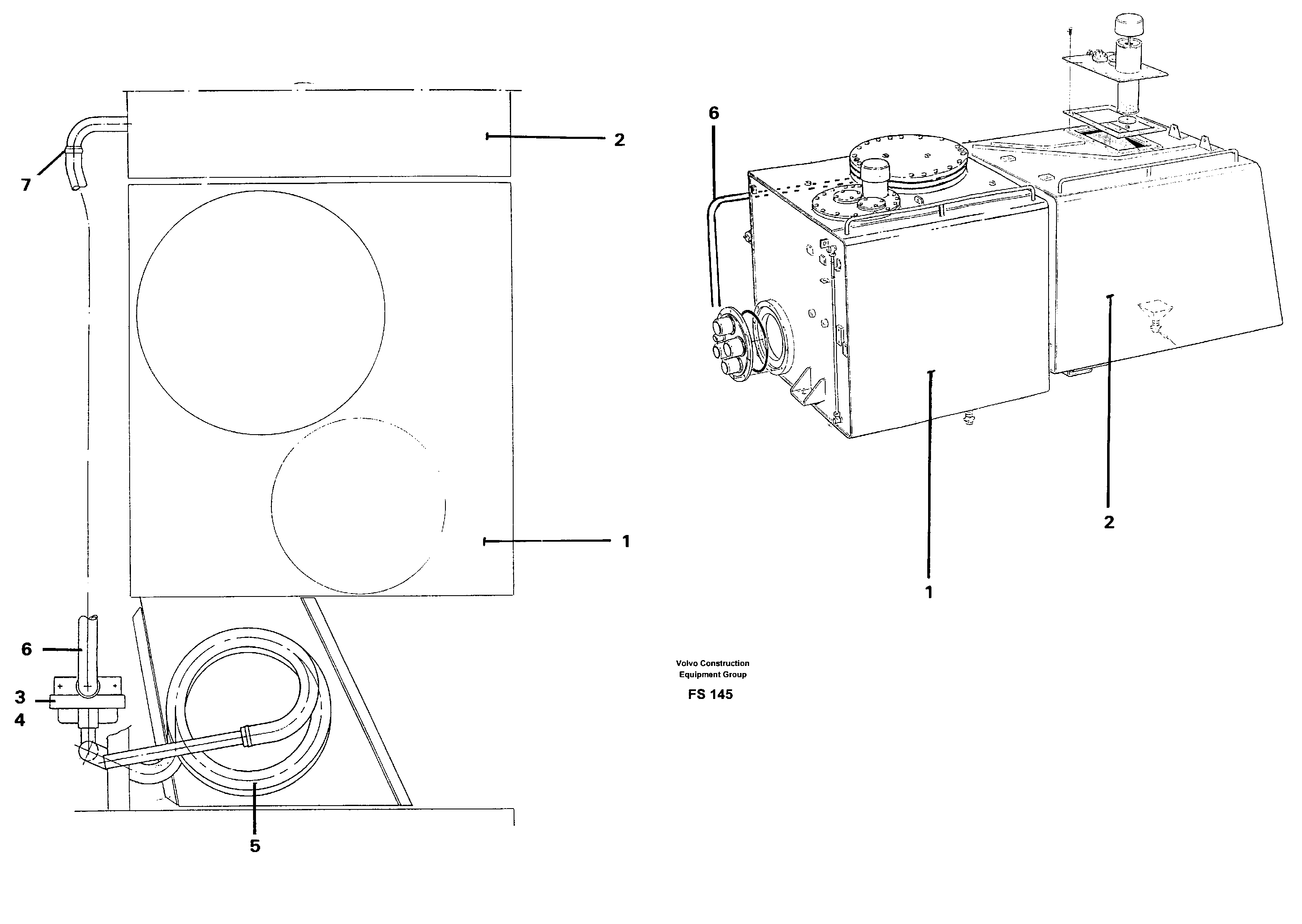 Схема запчастей Volvo EC420 - 83827 Fuel filling pump incl. hoses EC420 ?KERMAN ?KERMAN EC420 SER NO - 1550