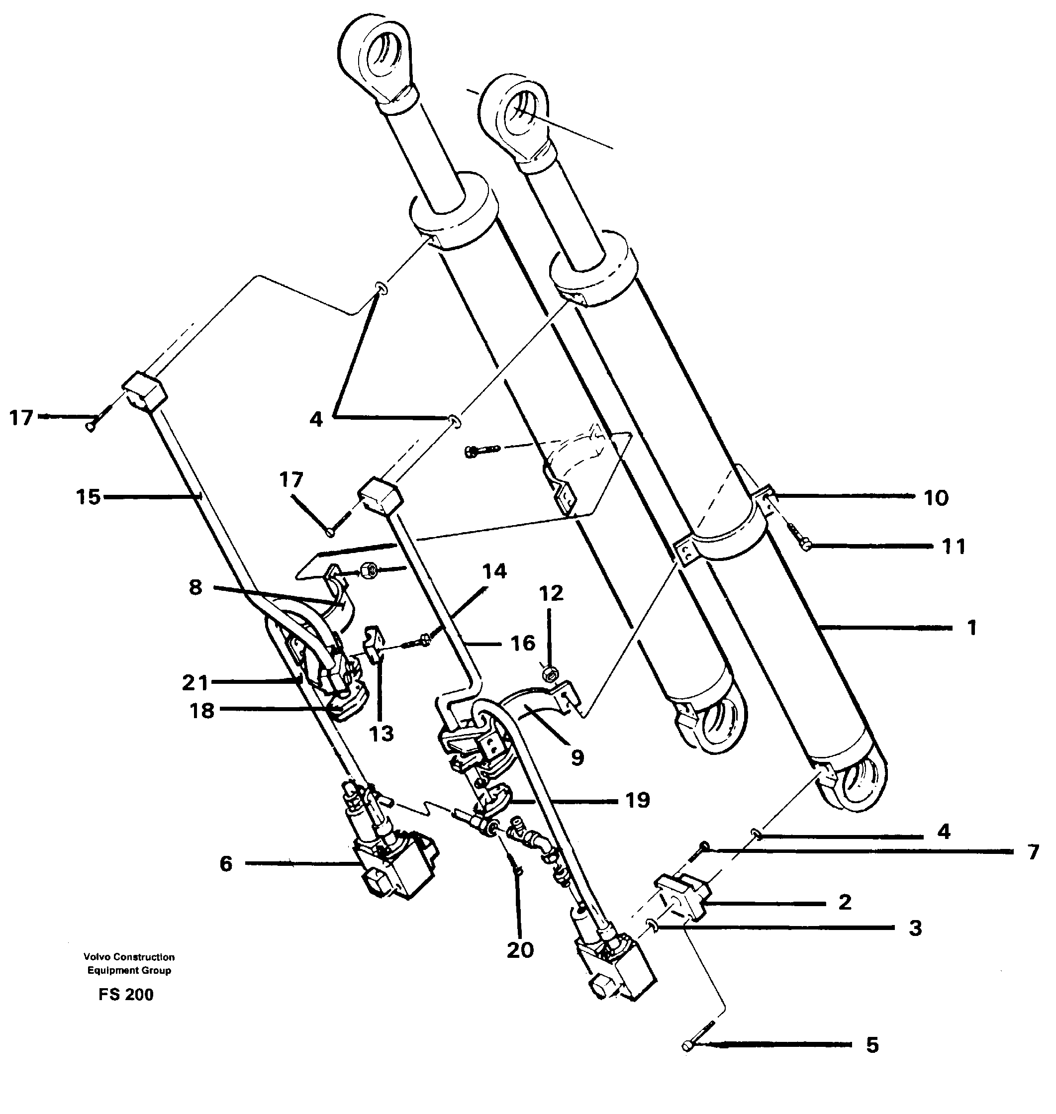 Схема запчастей Volvo EC420 - 50672 Backhoe boom 6.65 m EC420 ?KERMAN ?KERMAN EC420 SER NO - 1550