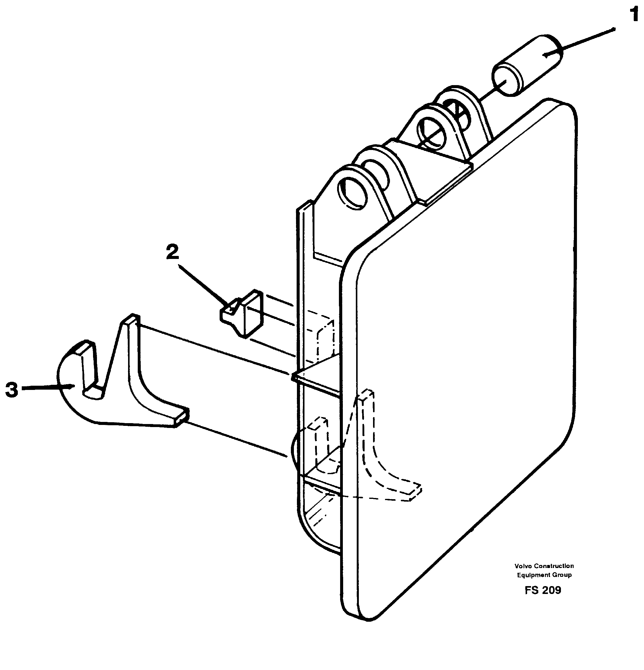 Схема запчастей Volvo EC420 - 51820 Hydraulic hammer holder EC420 ?KERMAN ?KERMAN EC420 SER NO - 1550