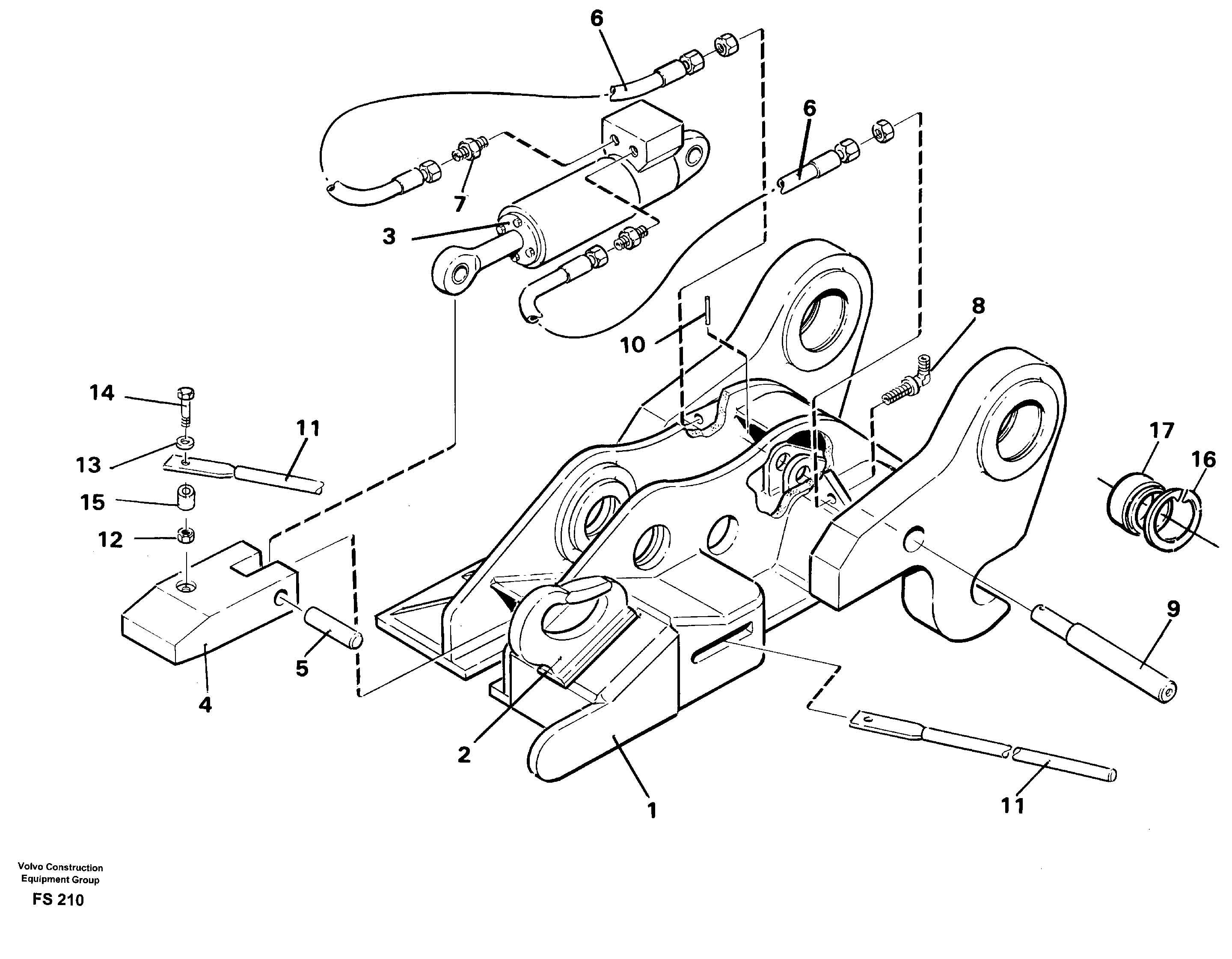 Схема запчастей Volvo EC420 - 52069 Quickfit, hydraulic EC420 ?KERMAN ?KERMAN EC420 SER NO - 1550