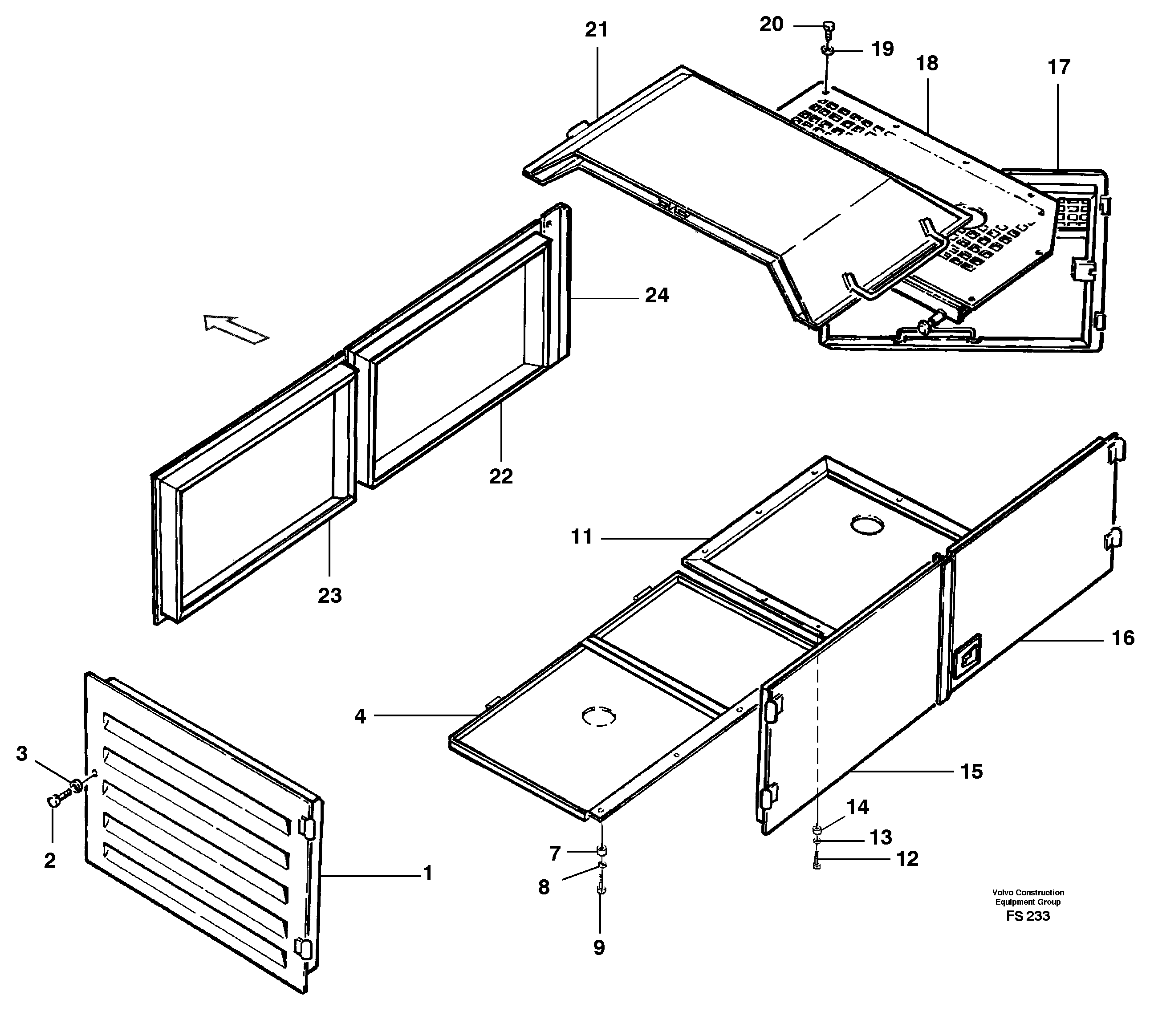 Схема запчастей Volvo EC420 - 50543 Motorhatches EC420 ?KERMAN ?KERMAN EC420 SER NO - 1550