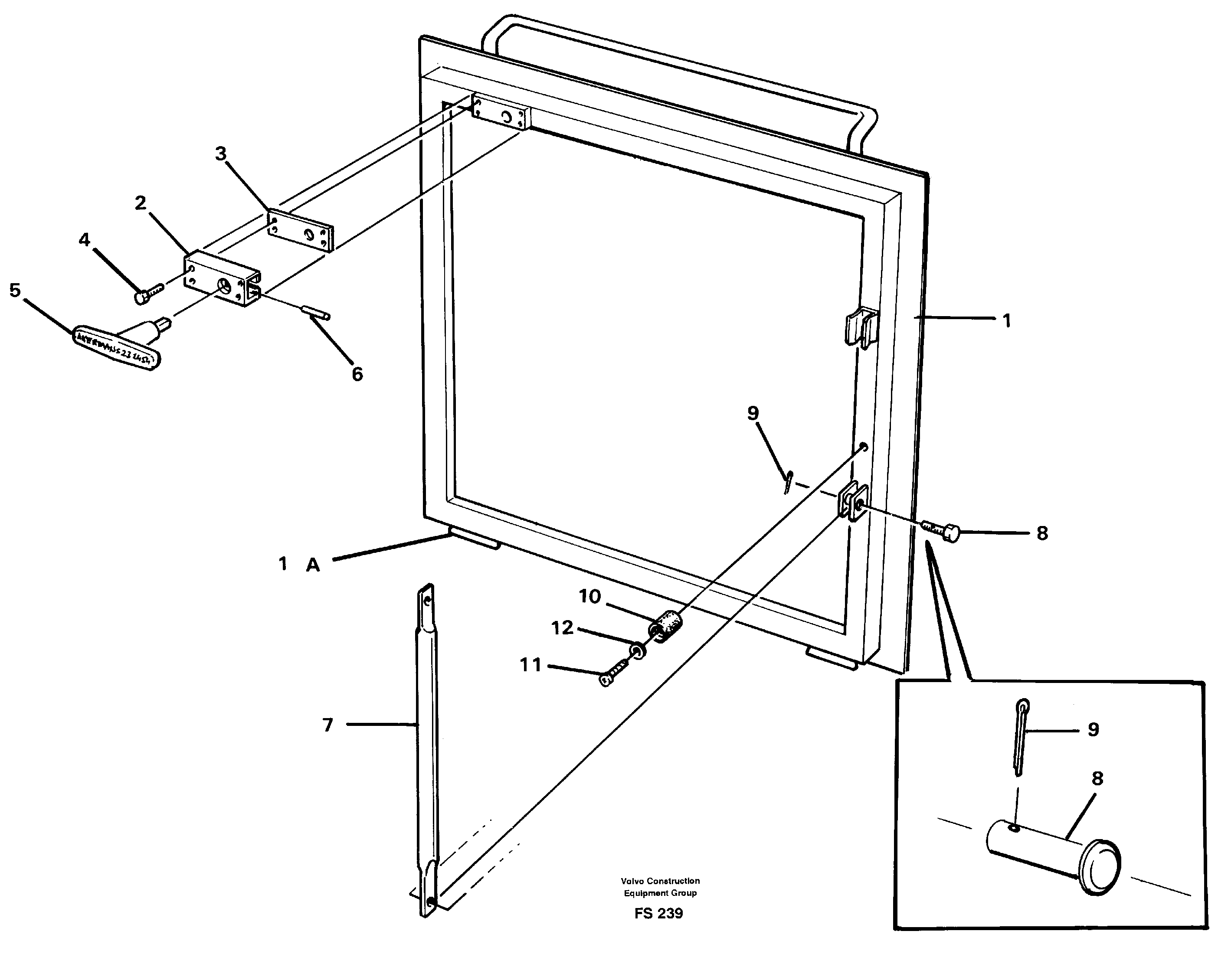 Схема запчастей Volvo EC420 - 51575 Fuel pump hatch EC420 ?KERMAN ?KERMAN EC420 SER NO - 1550