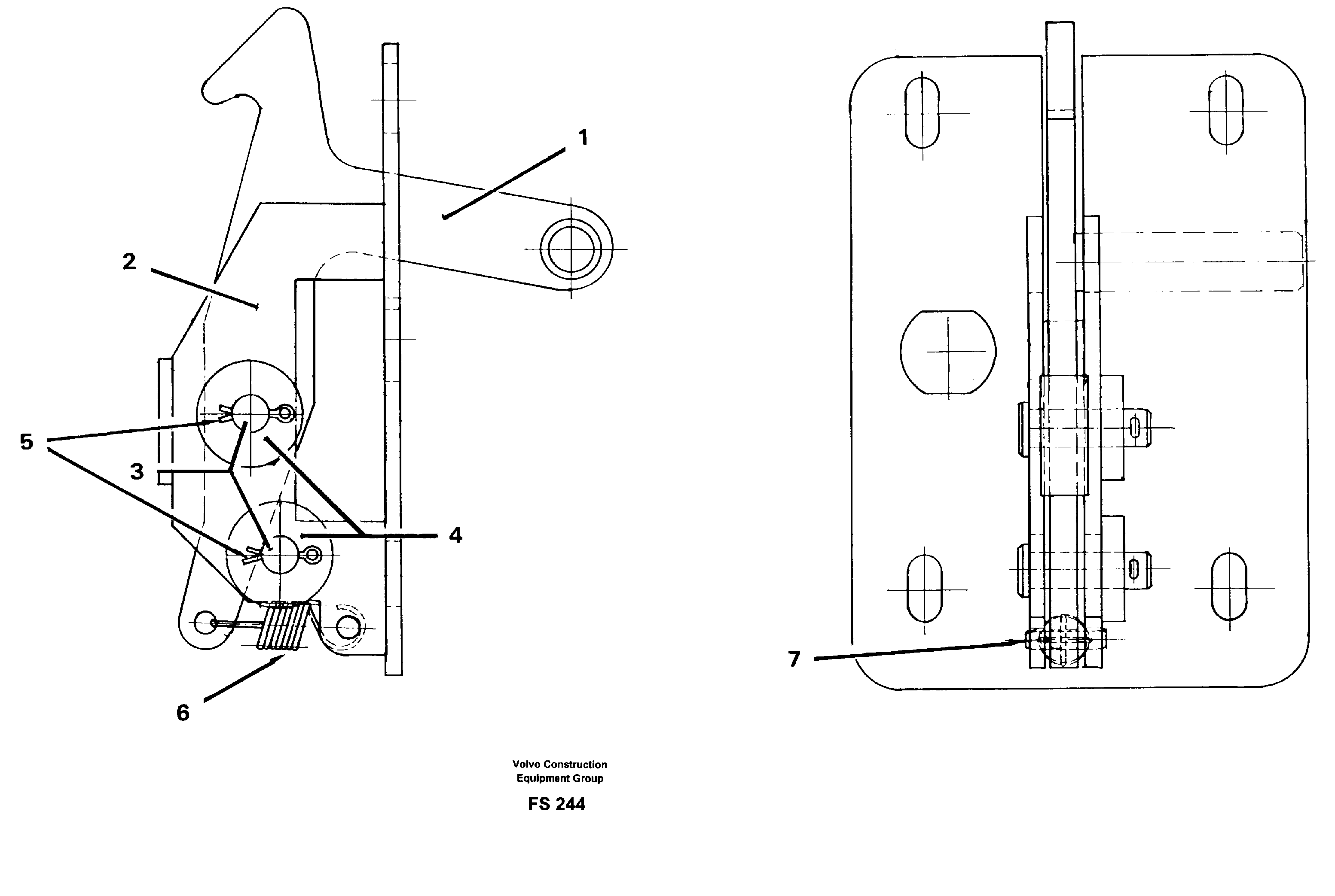 Схема запчастей Volvo EC420 - 51588 Lock, batteri hatch EC420 ?KERMAN ?KERMAN EC420 SER NO - 1550
