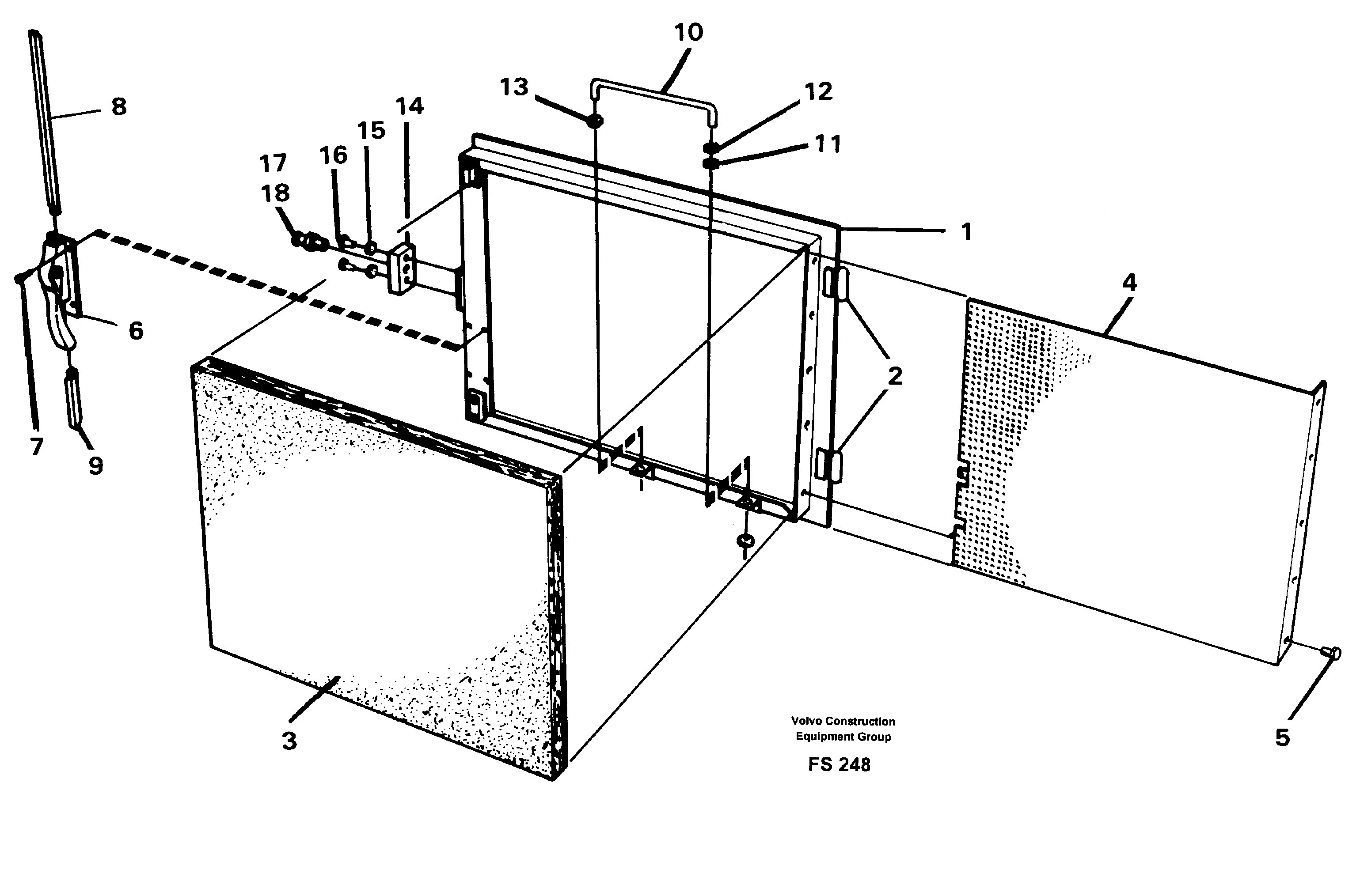 Схема запчастей Volvo EC420 - 51594 Back door, Lh EC420 ?KERMAN ?KERMAN EC420 SER NO - 1550