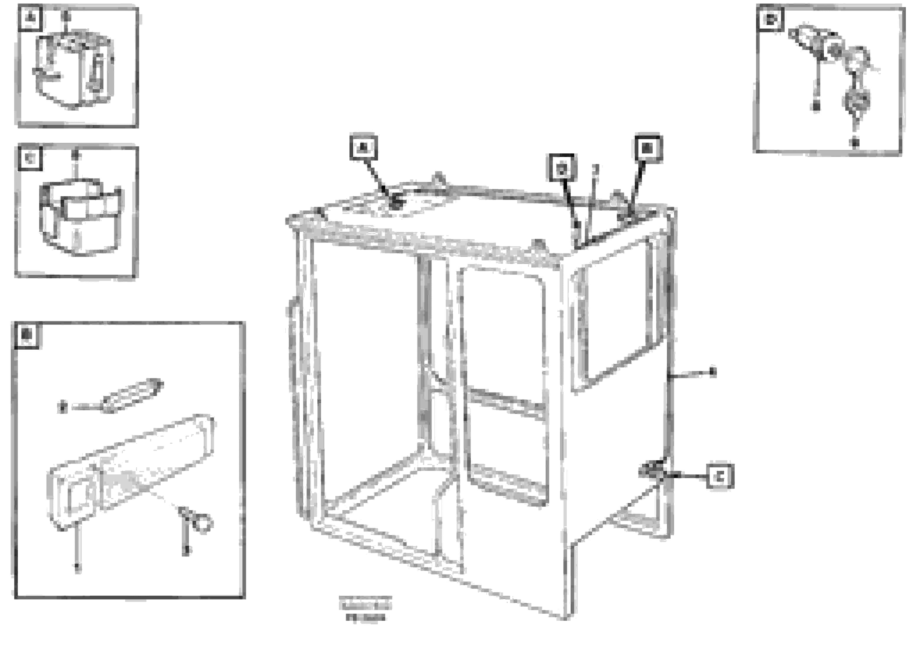 Схема запчастей Volvo EC420 - 51609 Cable harnesses, cab EC420 ?KERMAN ?KERMAN EC420 SER NO - 1550