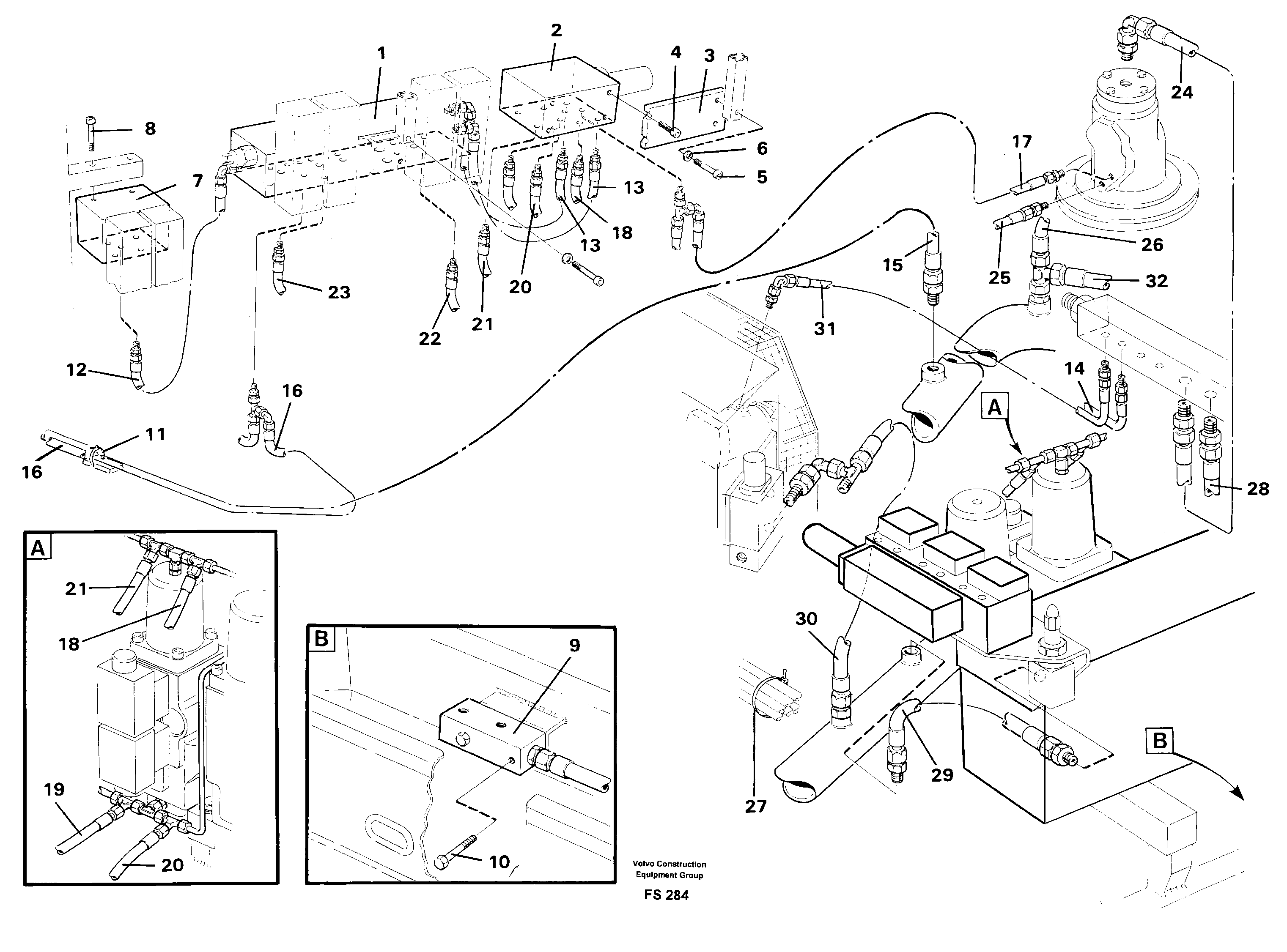 Схема запчастей Volvo EC420 - 51499 Servohydraulik, travel EC420 ?KERMAN ?KERMAN EC420 SER NO - 1550