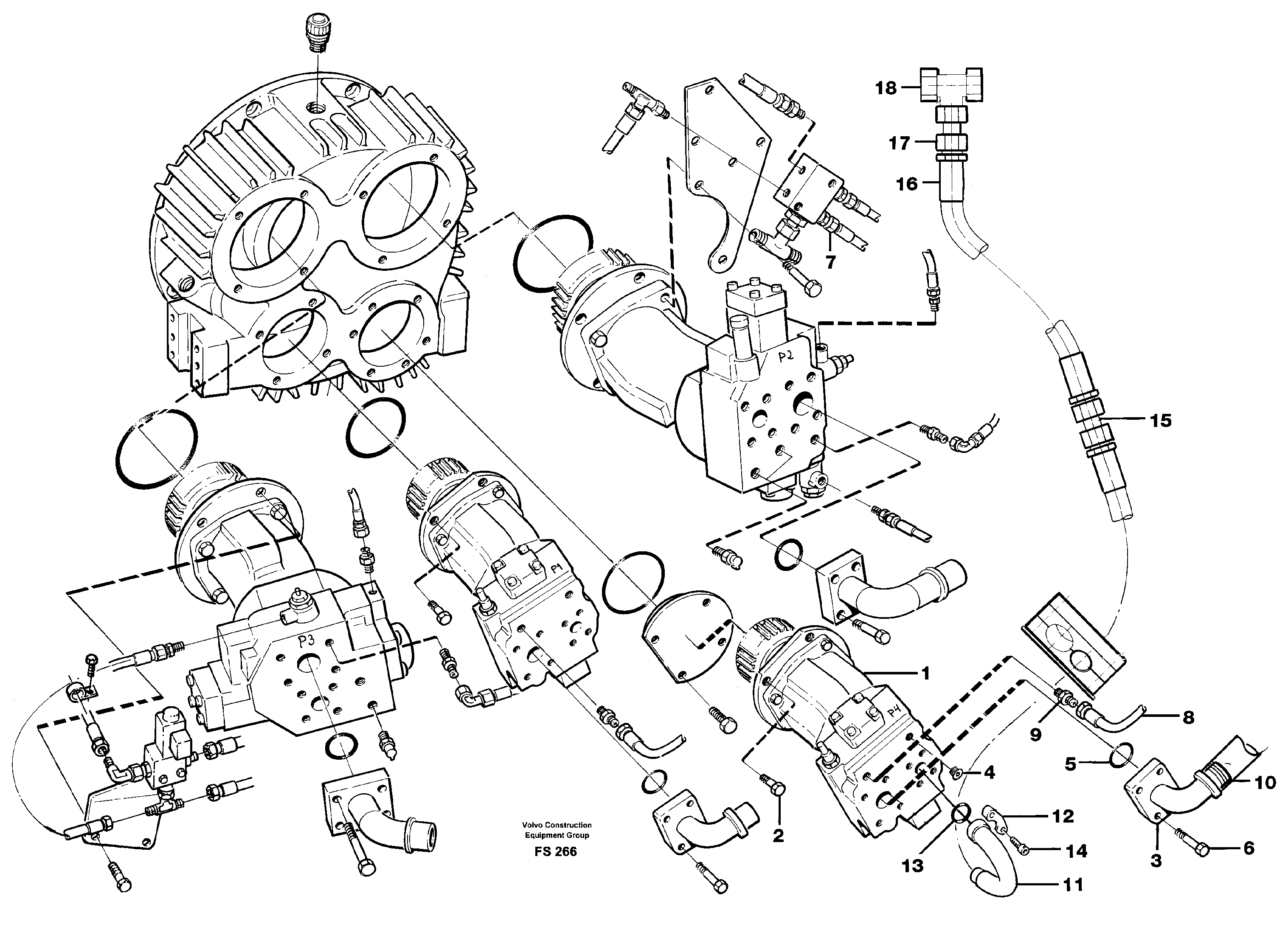 Схема запчастей Volvo EC420 - 52599 4th pumpe 80 cm3 151 l/min EC420 ?KERMAN ?KERMAN EC420 SER NO - 1550
