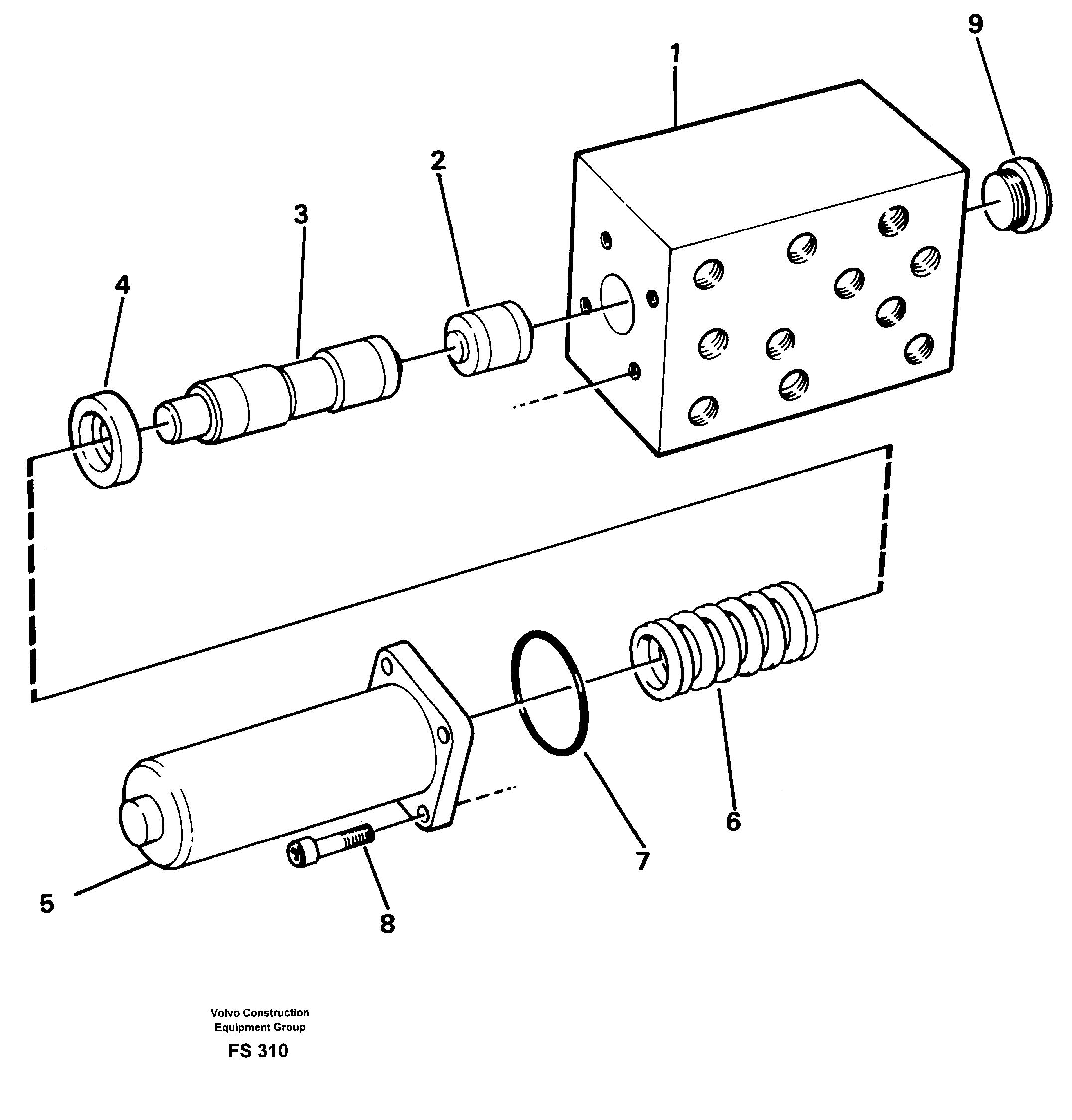 Схема запчастей Volvo EC420 - 50539 Valve, circuit body and return valve EC420 ?KERMAN ?KERMAN EC420 SER NO - 1550