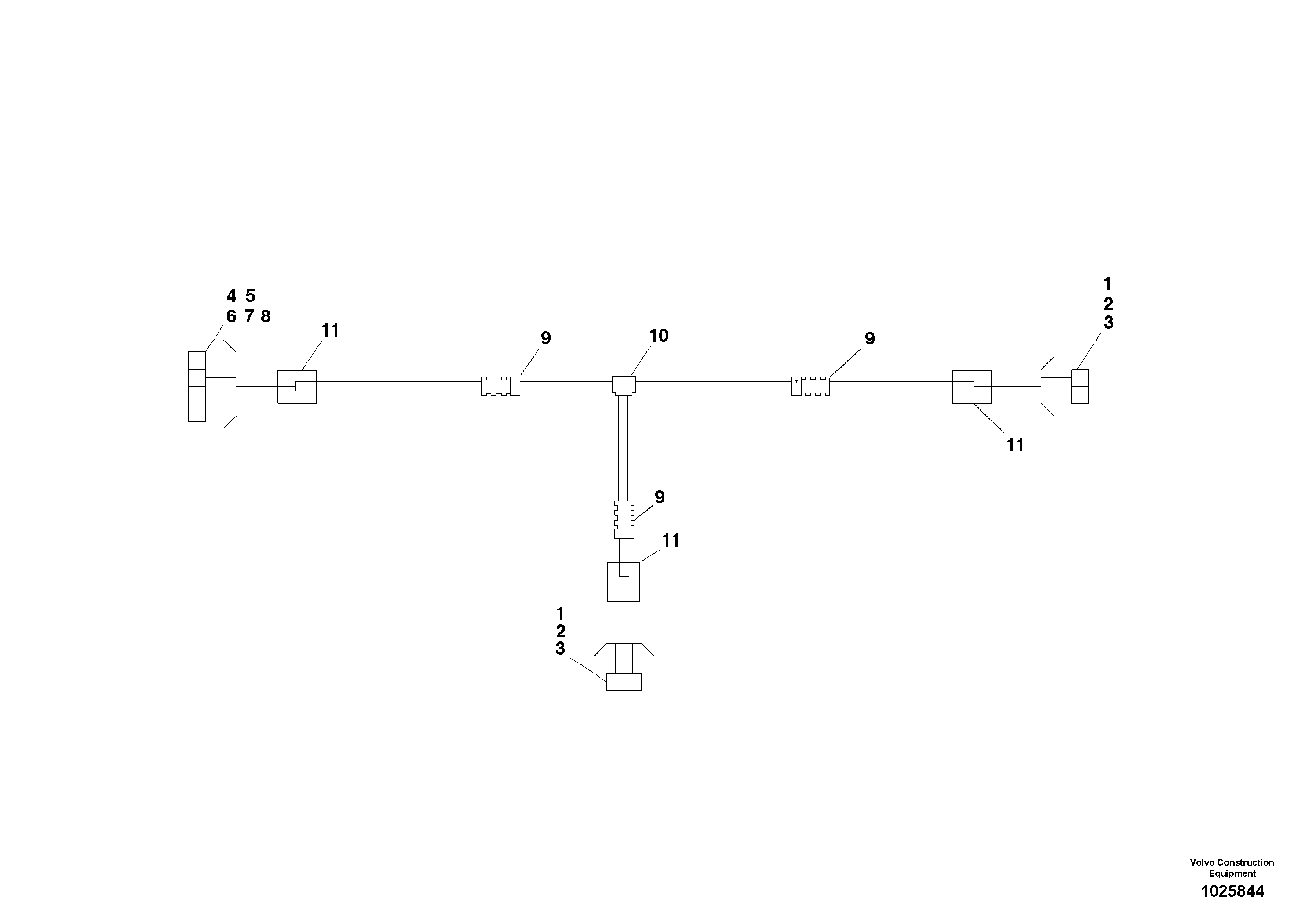 Схема запчастей Volvo EC180B - 64280 Cable harness EC180B PRIME S/N 12001-