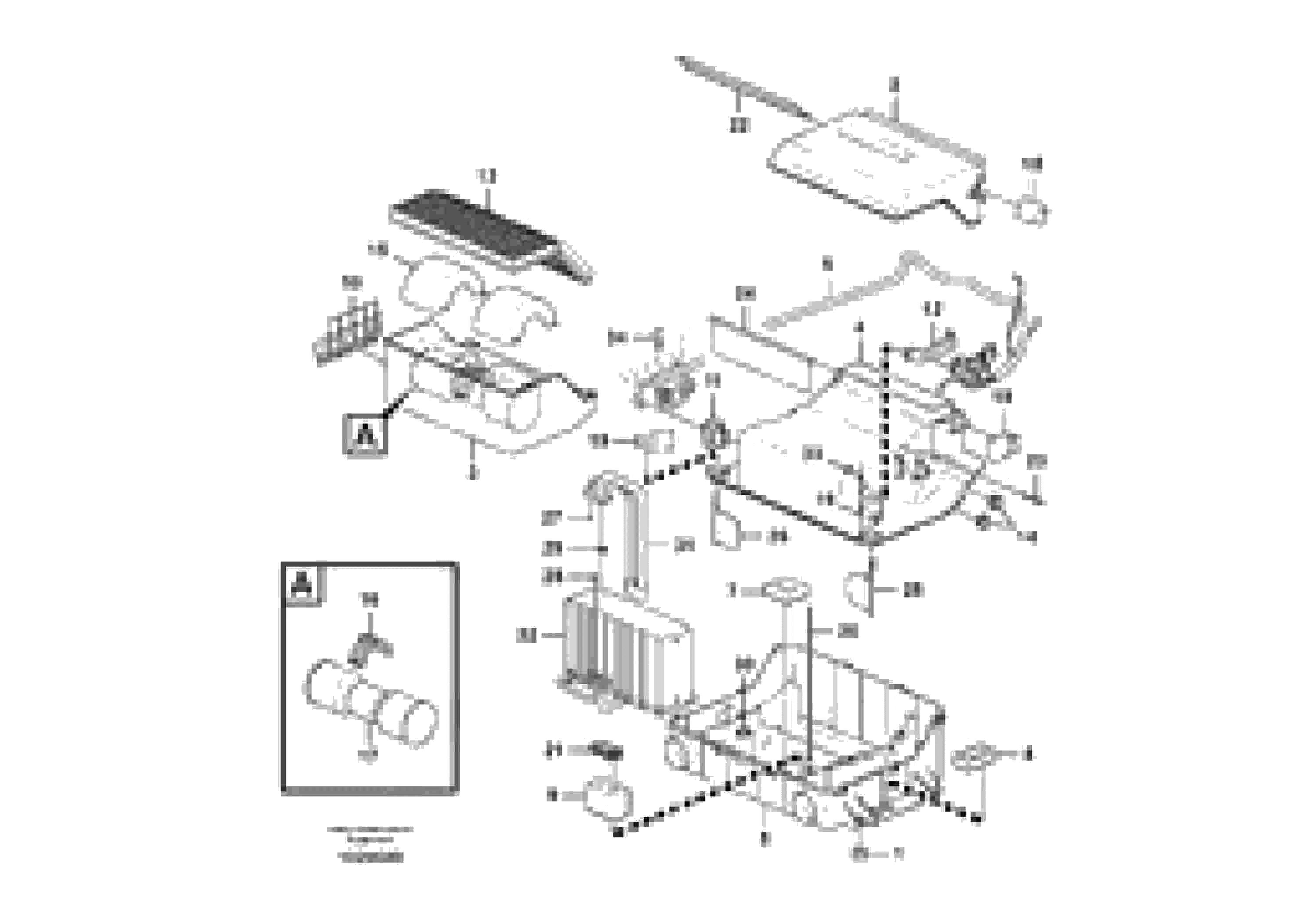 Схема запчастей Volvo EC180B - 59007 Cooling unit EC180B PRIME S/N 12001-
