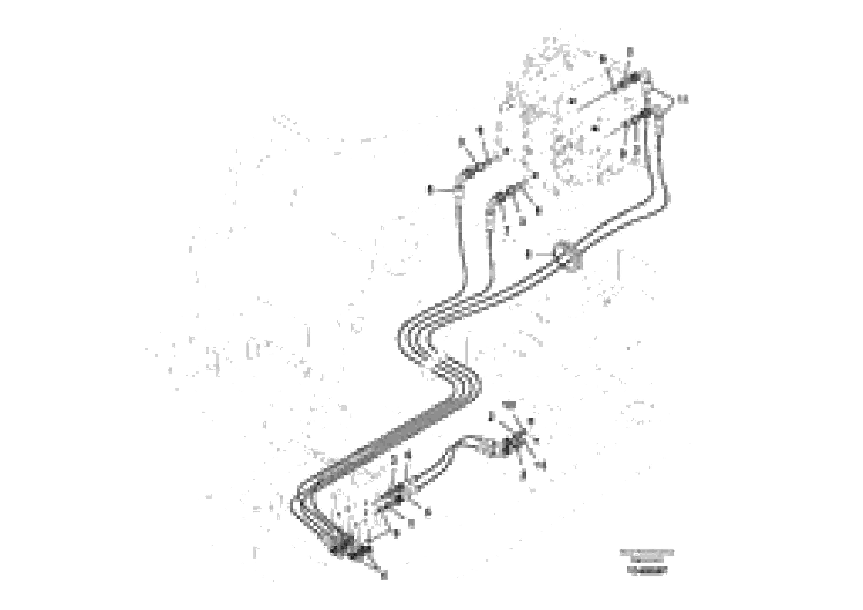 Схема запчастей Volvo EC180B - 50911 Servo system, control valve to remote control valve pedal EC180B PRIME S/N 12001-