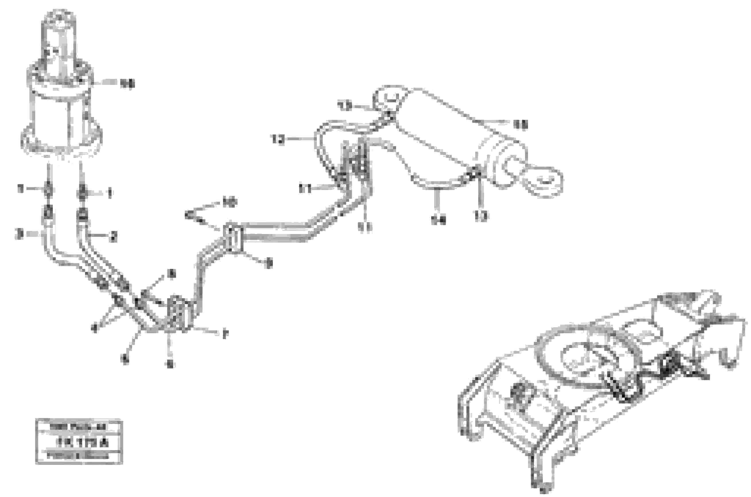 Схема запчастей Volvo EW200 - 45028 Steering system, undercarriage EW200 ?KERMAN ?KERMAN EW200