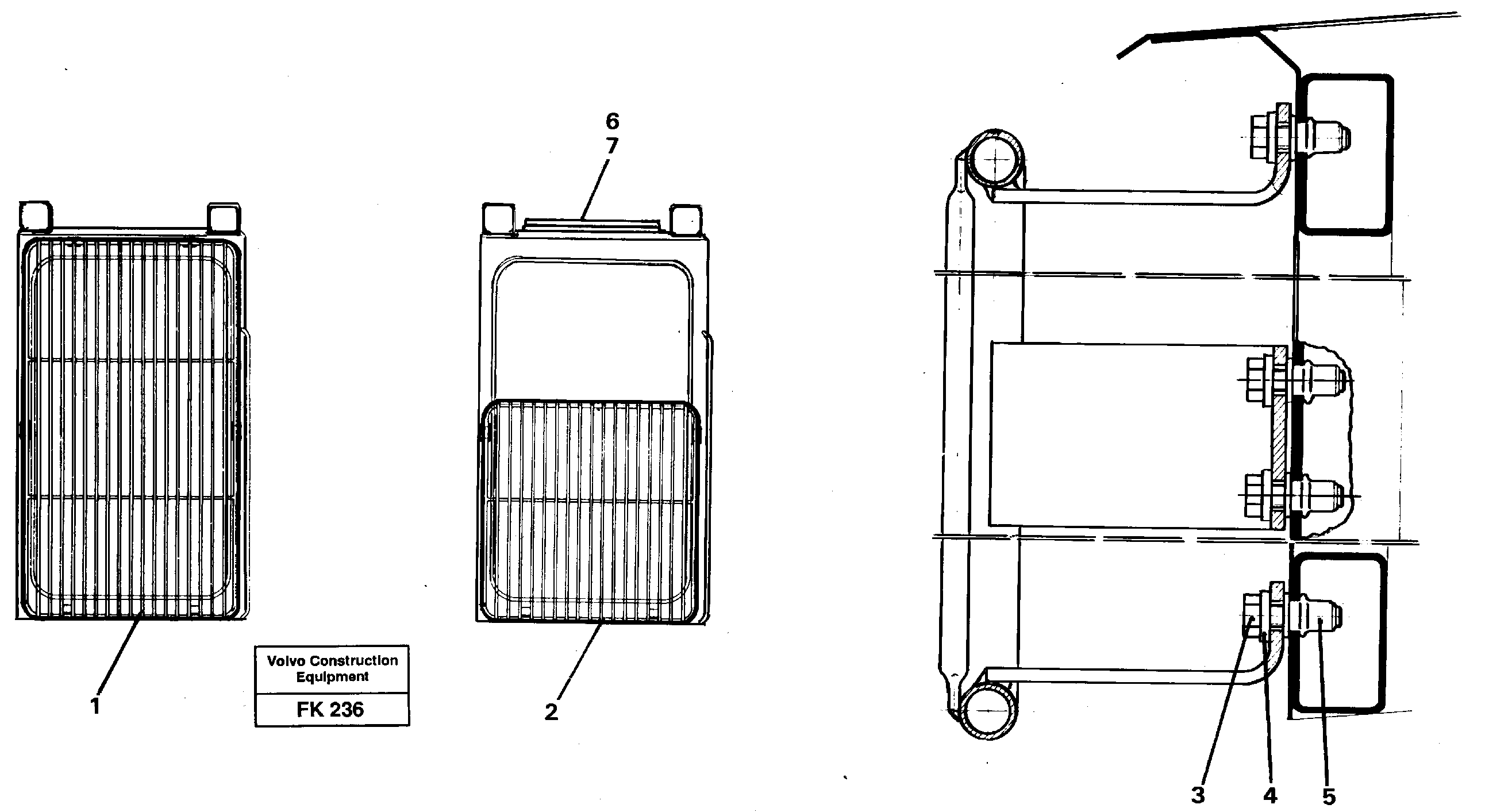 Схема запчастей Volvo EW200 - 18732 Windscreen protection EW200 ?KERMAN ?KERMAN EW200