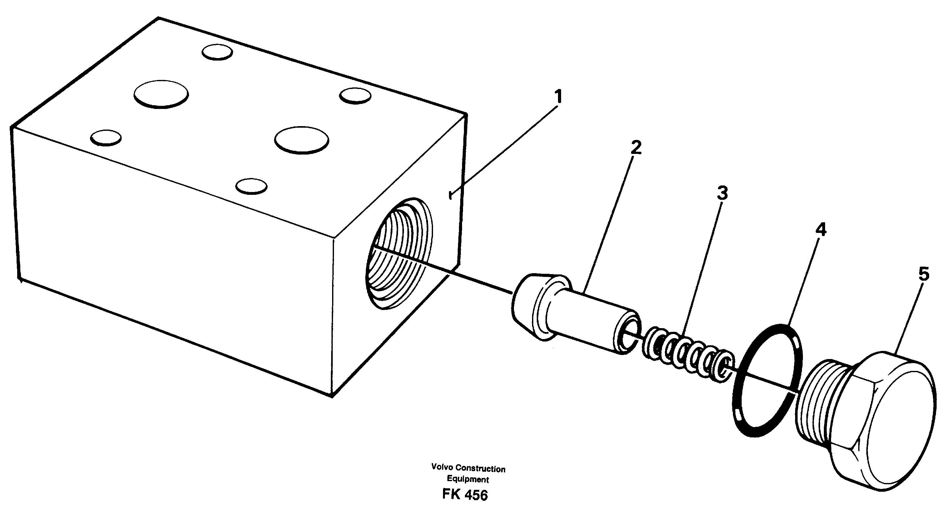Схема запчастей Volvo EW200 - 46642 Anticavitation valve EW200 ?KERMAN ?KERMAN EW200