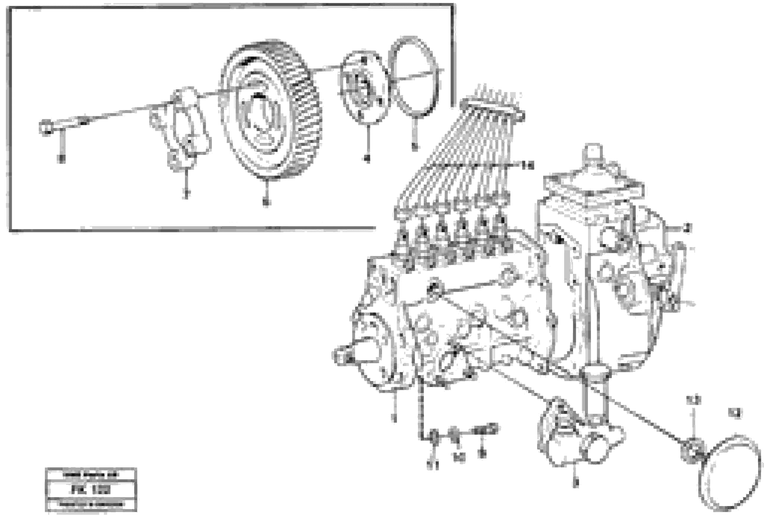 Схема запчастей Volvo EW200 - 21623 Injection pump with drive EW200 ?KERMAN ?KERMAN EW200
