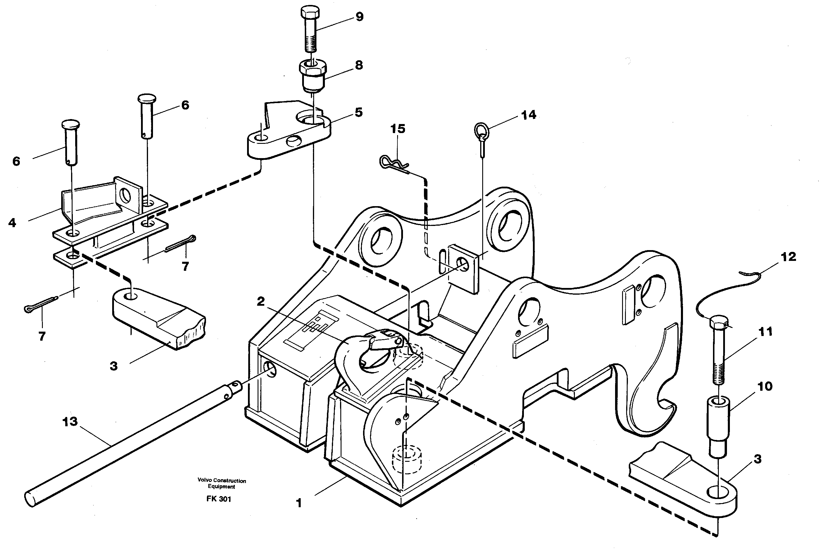 Схема запчастей Volvo EW200 - 51906 Quickfit, mechanical EW200 ?KERMAN ?KERMAN EW200