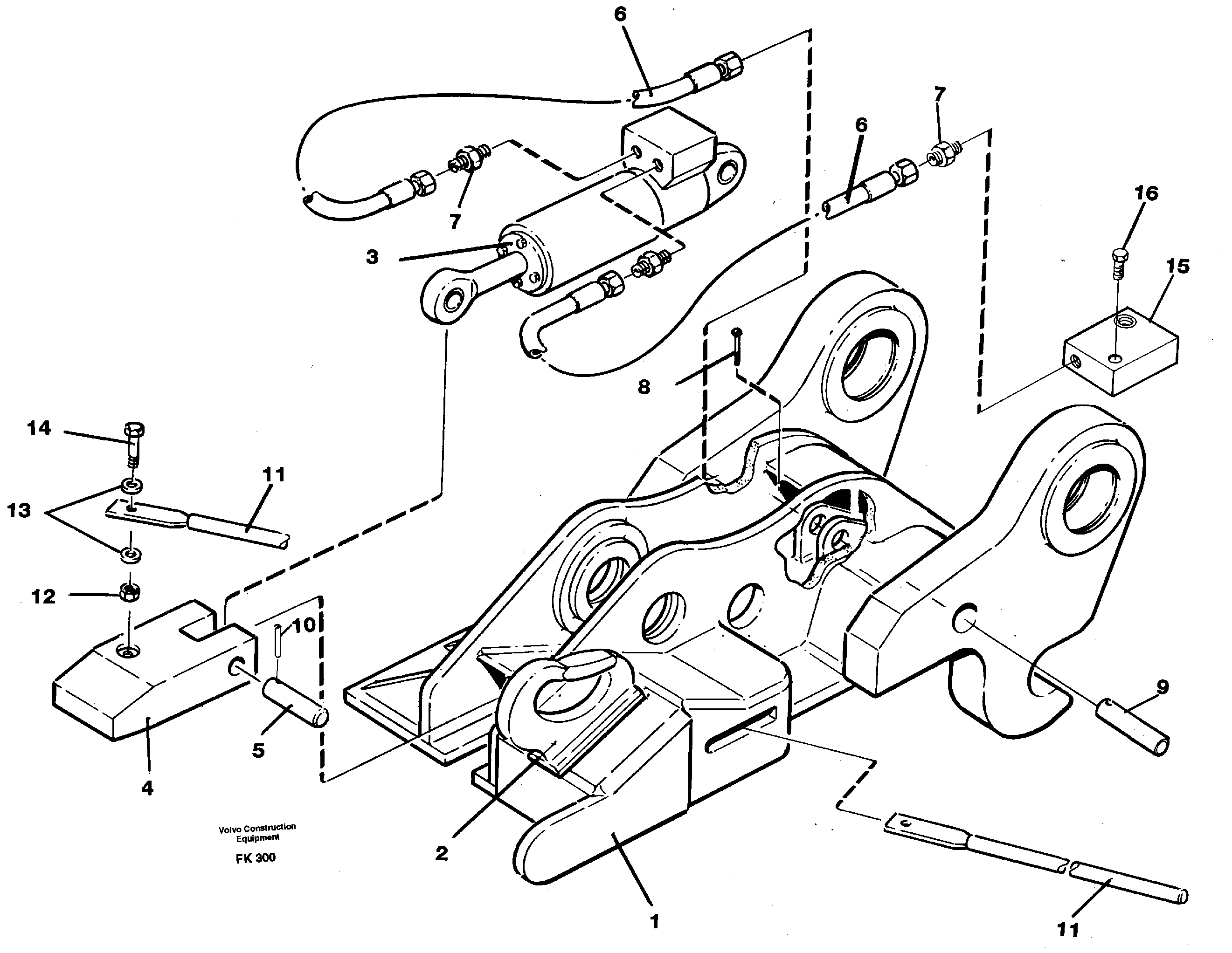 Схема запчастей Volvo EW200 - 51907 Quickfit, hydraulic EW200 ?KERMAN ?KERMAN EW200