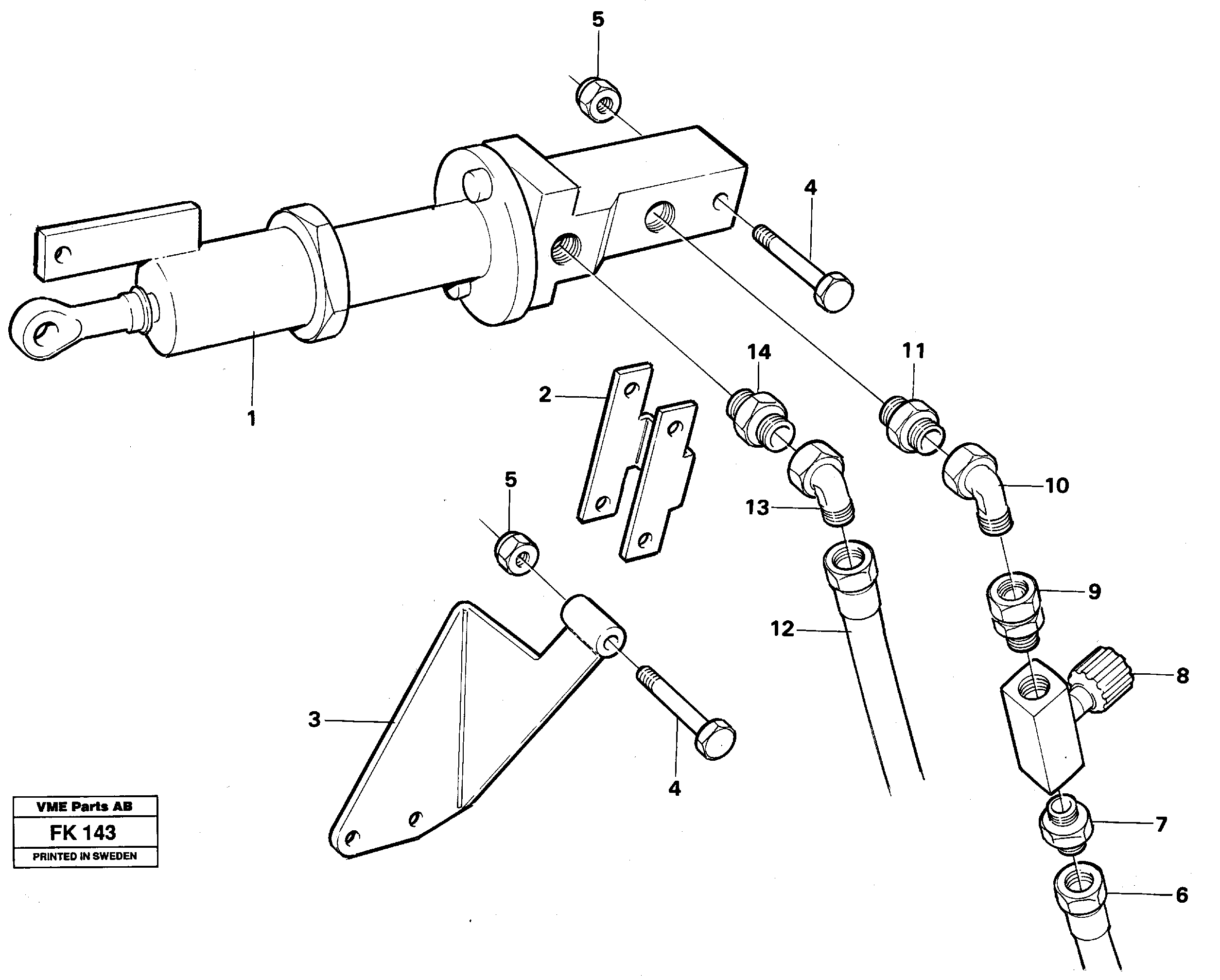 Схема запчастей Volvo EW200 - 44273 Fuel miser EW200 ?KERMAN ?KERMAN EW200
