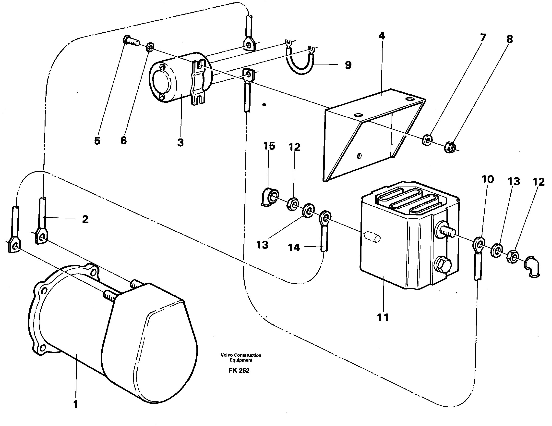 Схема запчастей Volvo EW200 - 39791 Starter element, assembly EW200 ?KERMAN ?KERMAN EW200