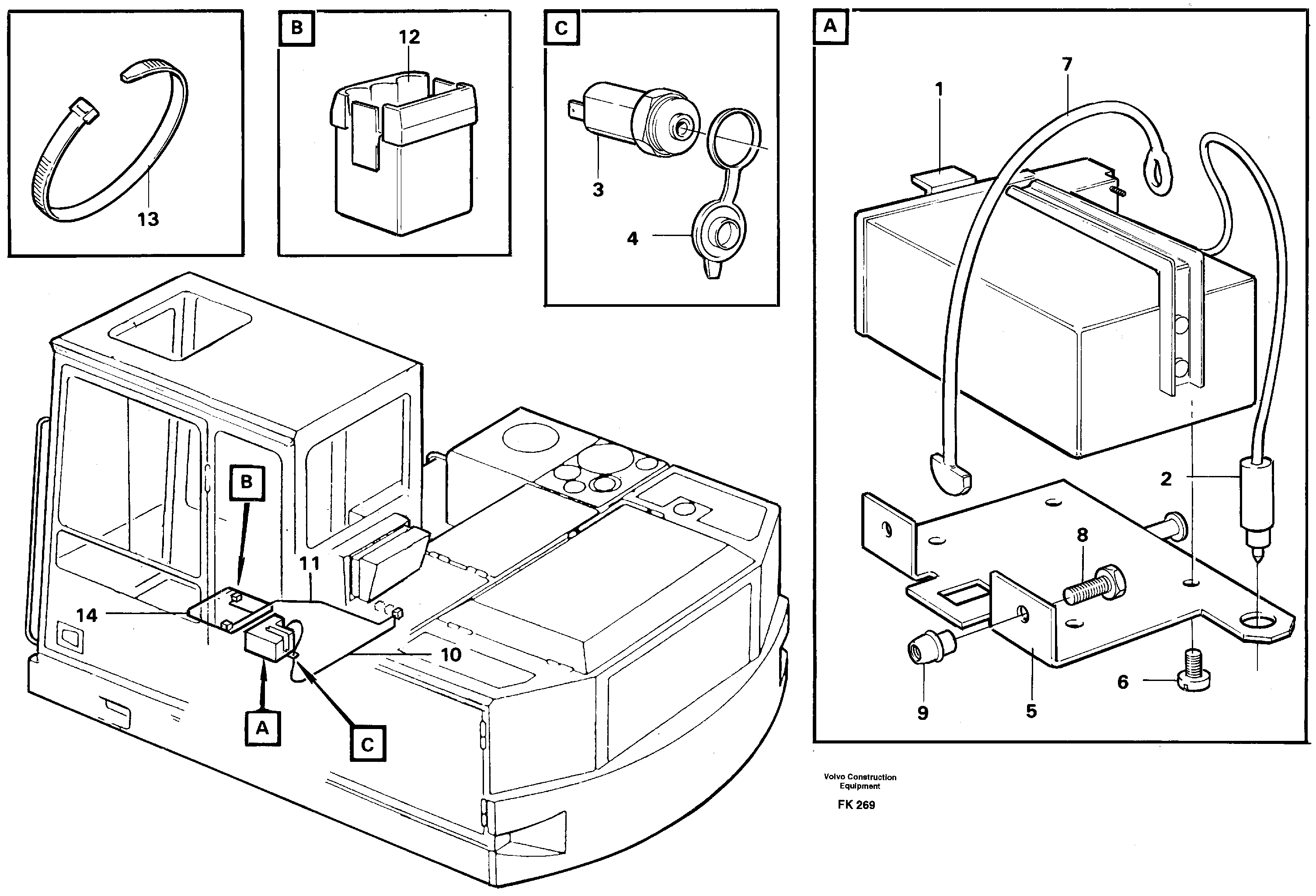 Схема запчастей Volvo EW200 - 104782 Lunch box heater EW200 ?KERMAN ?KERMAN EW200