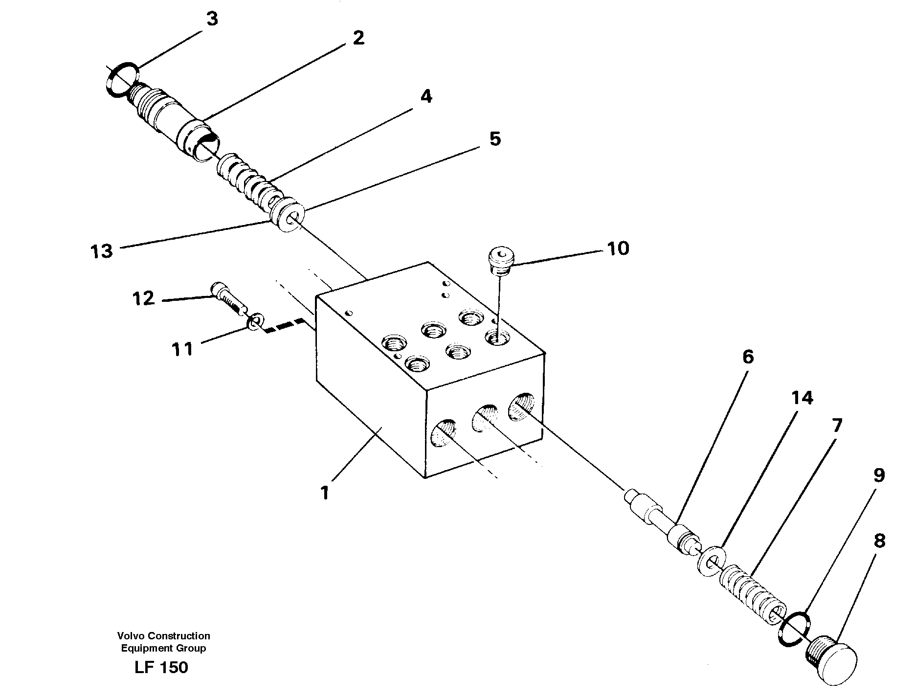 Схема запчастей Volvo EW200 - 6752 Pedal valve EW200 SER NO 3175-