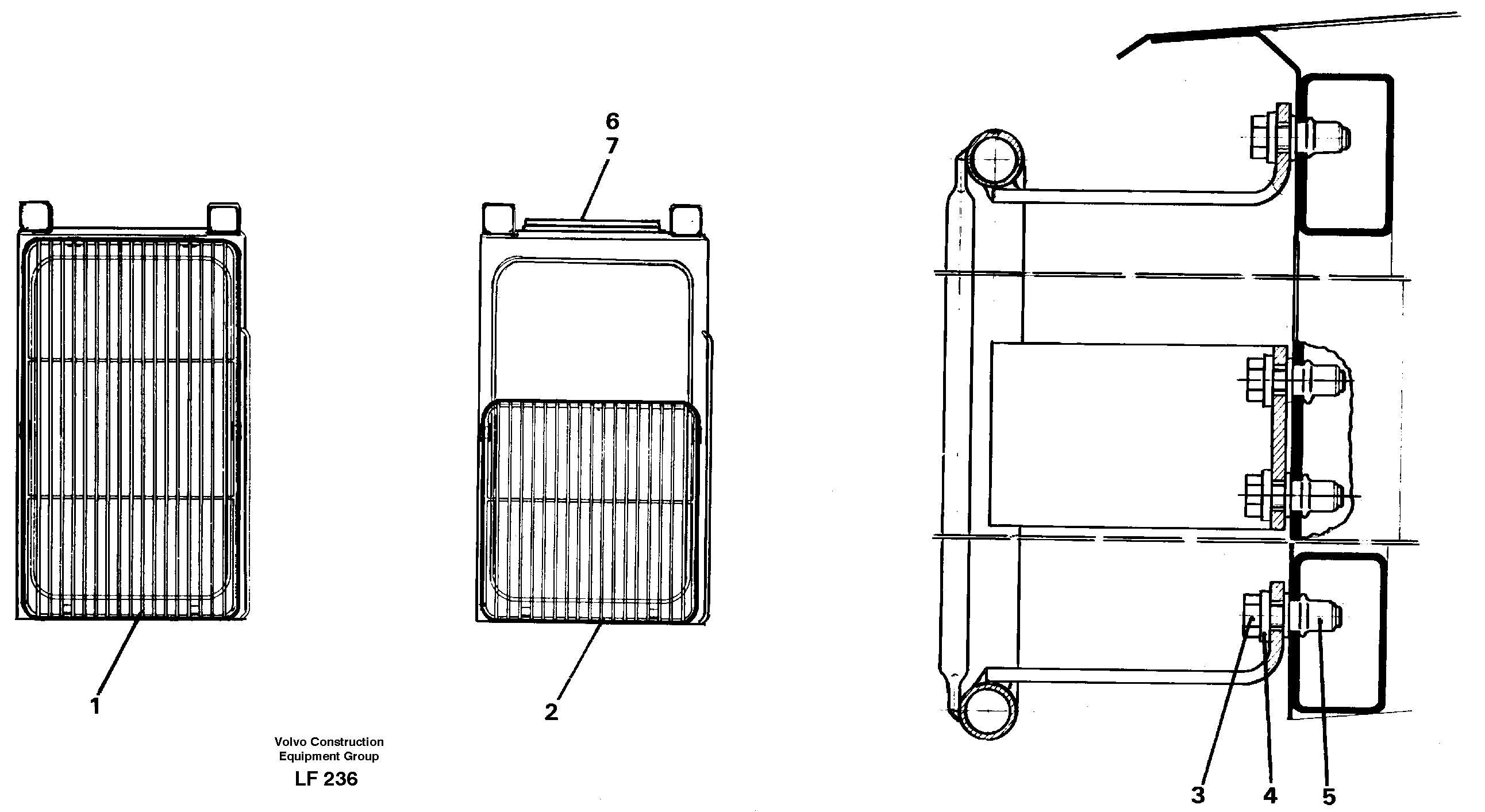 Схема запчастей Volvo EW200 - 30686 Windscreen protection EW200 SER NO 3175-