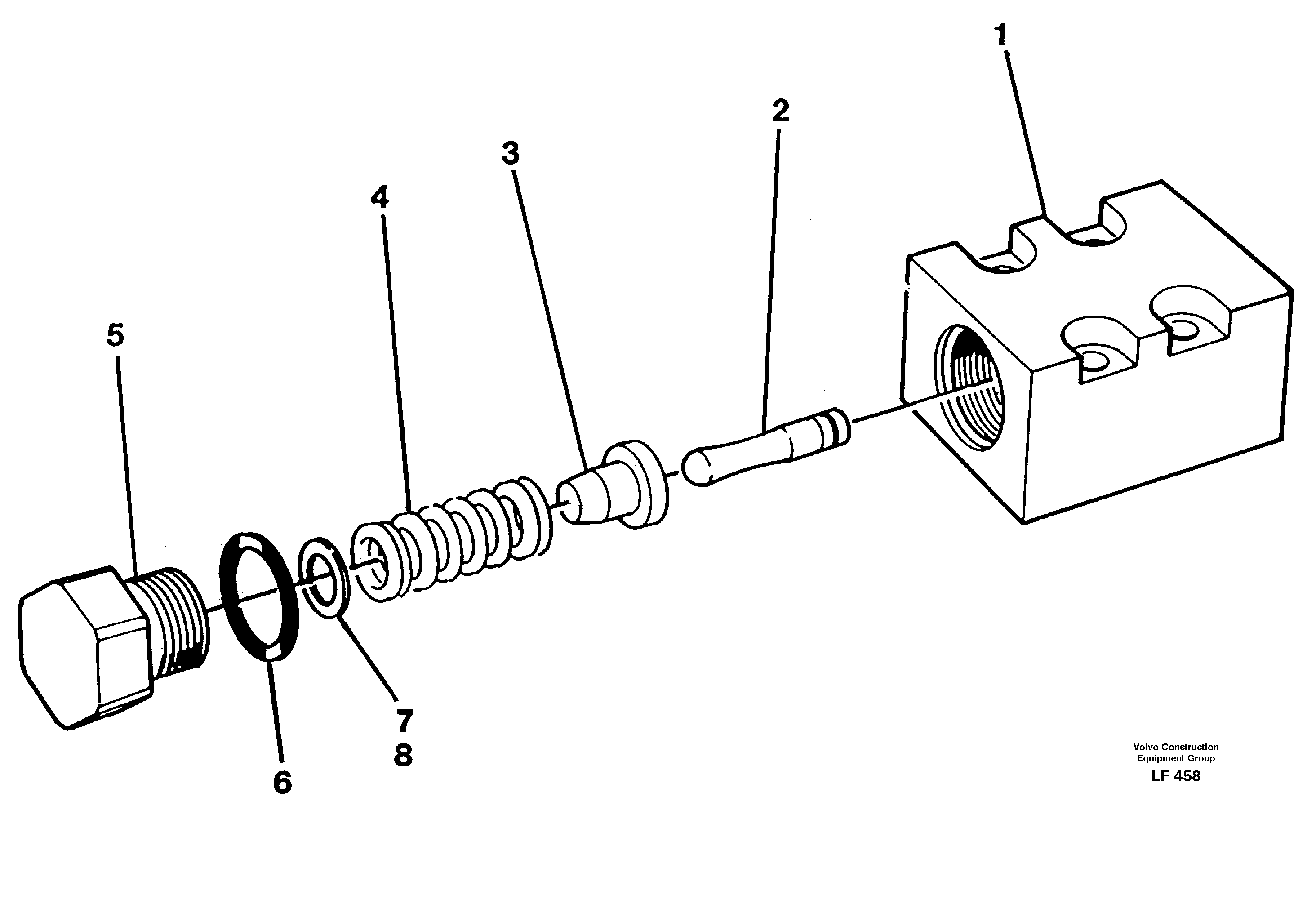 Схема запчастей Volvo EW200 - 17249 Pressure lim. valve EW200 SER NO 3175-