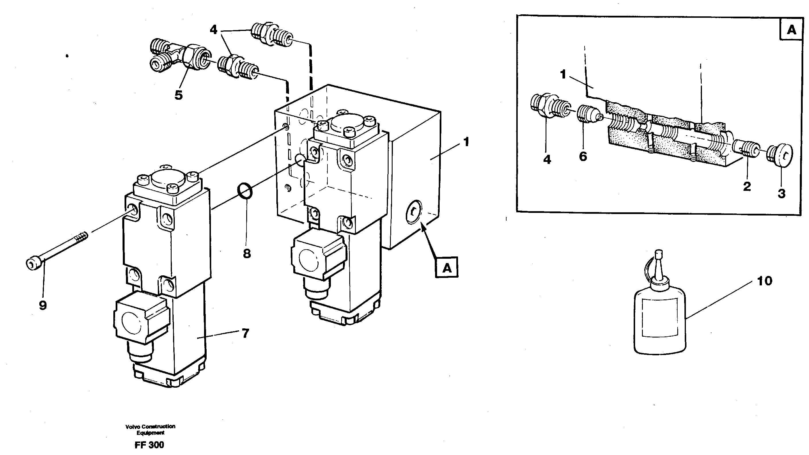 Схема запчастей Volvo EC130C - 1990 Control block, load alarm EC130C ?KERMAN ?KERMAN EC130C SER NO - 220