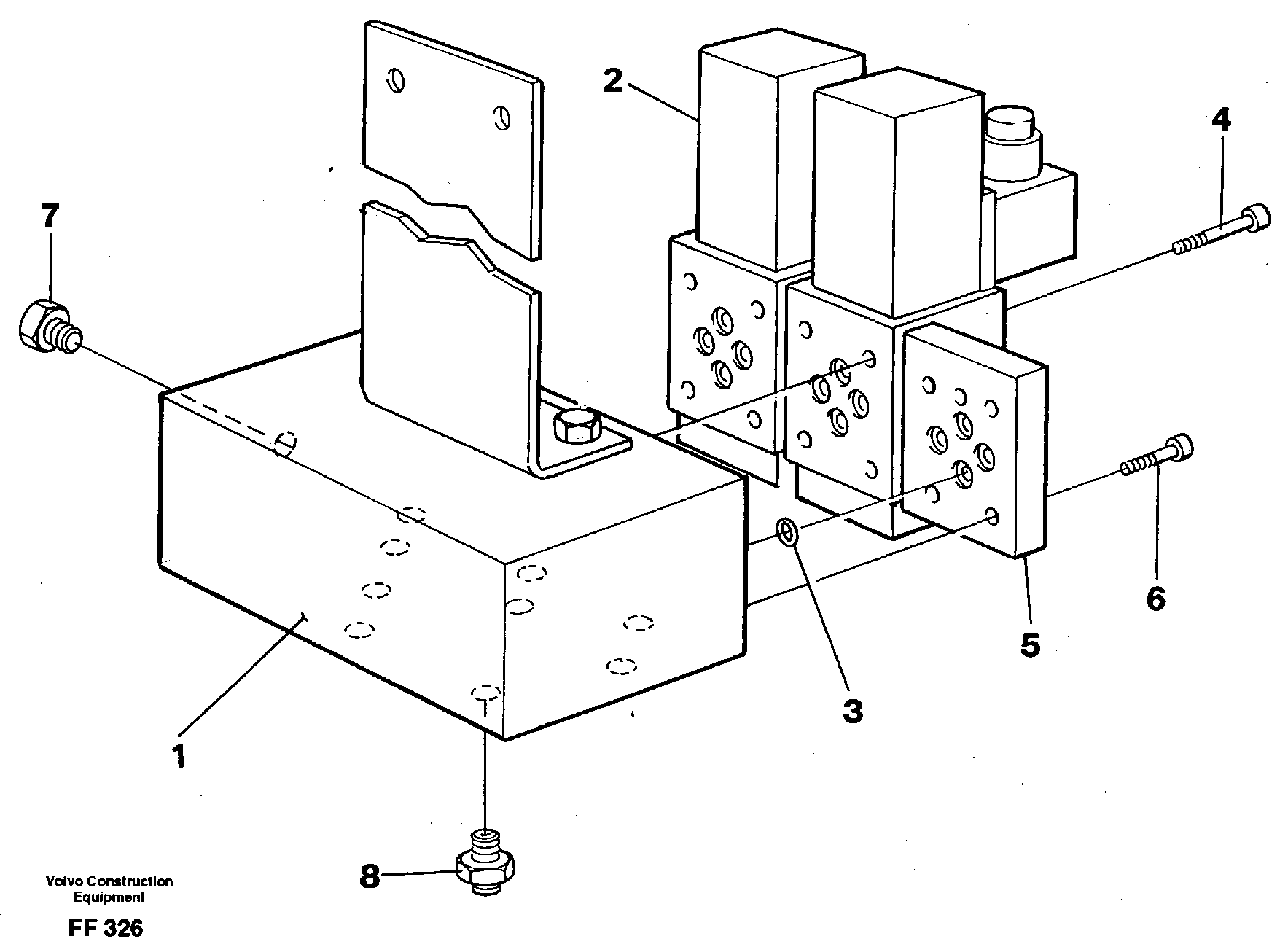 Схема запчастей Volvo EC130C - 2309 Solenoid valves EC130C ?KERMAN ?KERMAN EC130C SER NO - 220