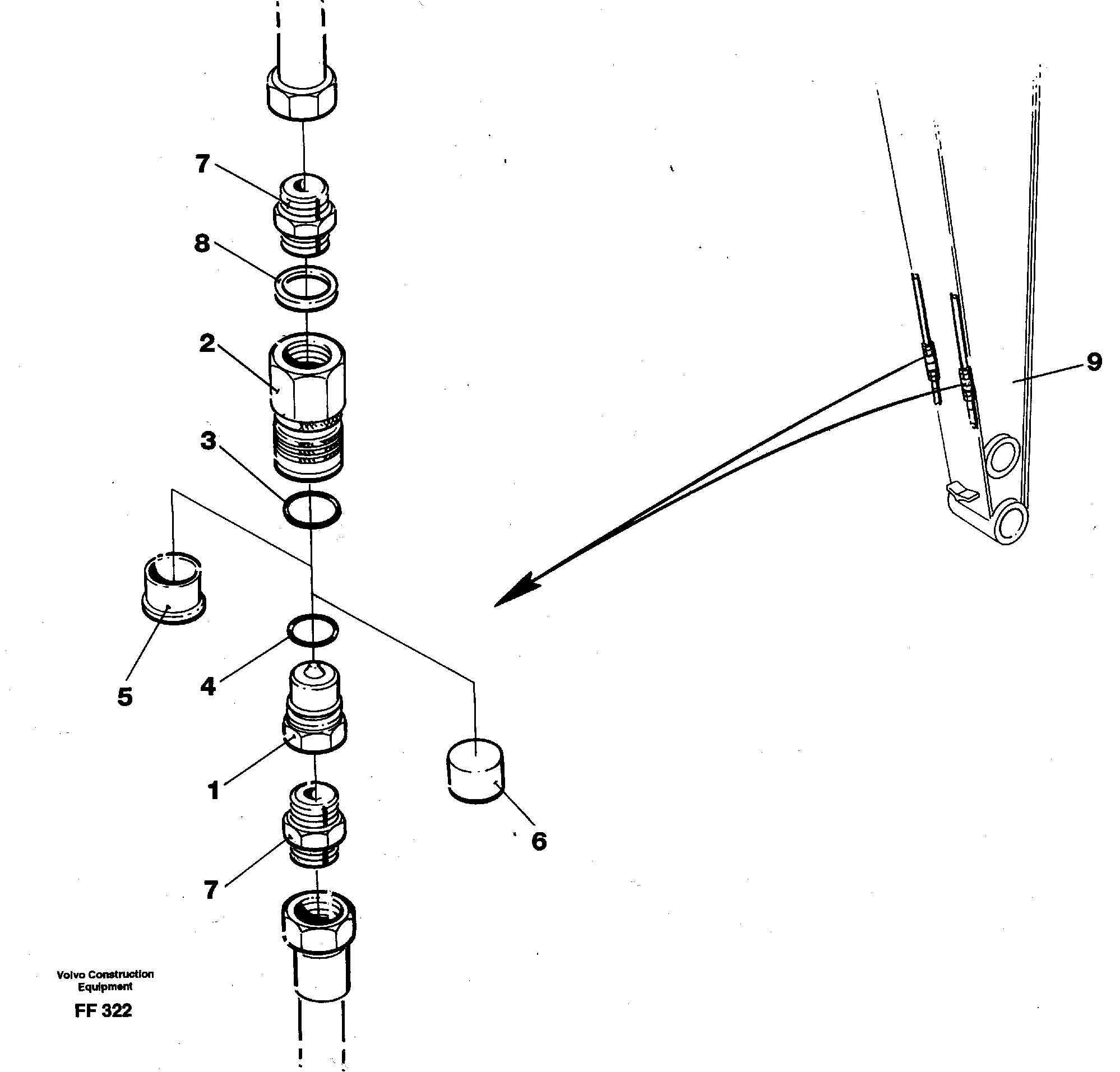 Схема запчастей Volvo EC130C - 78949 Quick conection kit EC130C ?KERMAN ?KERMAN EC130C SER NO - 220
