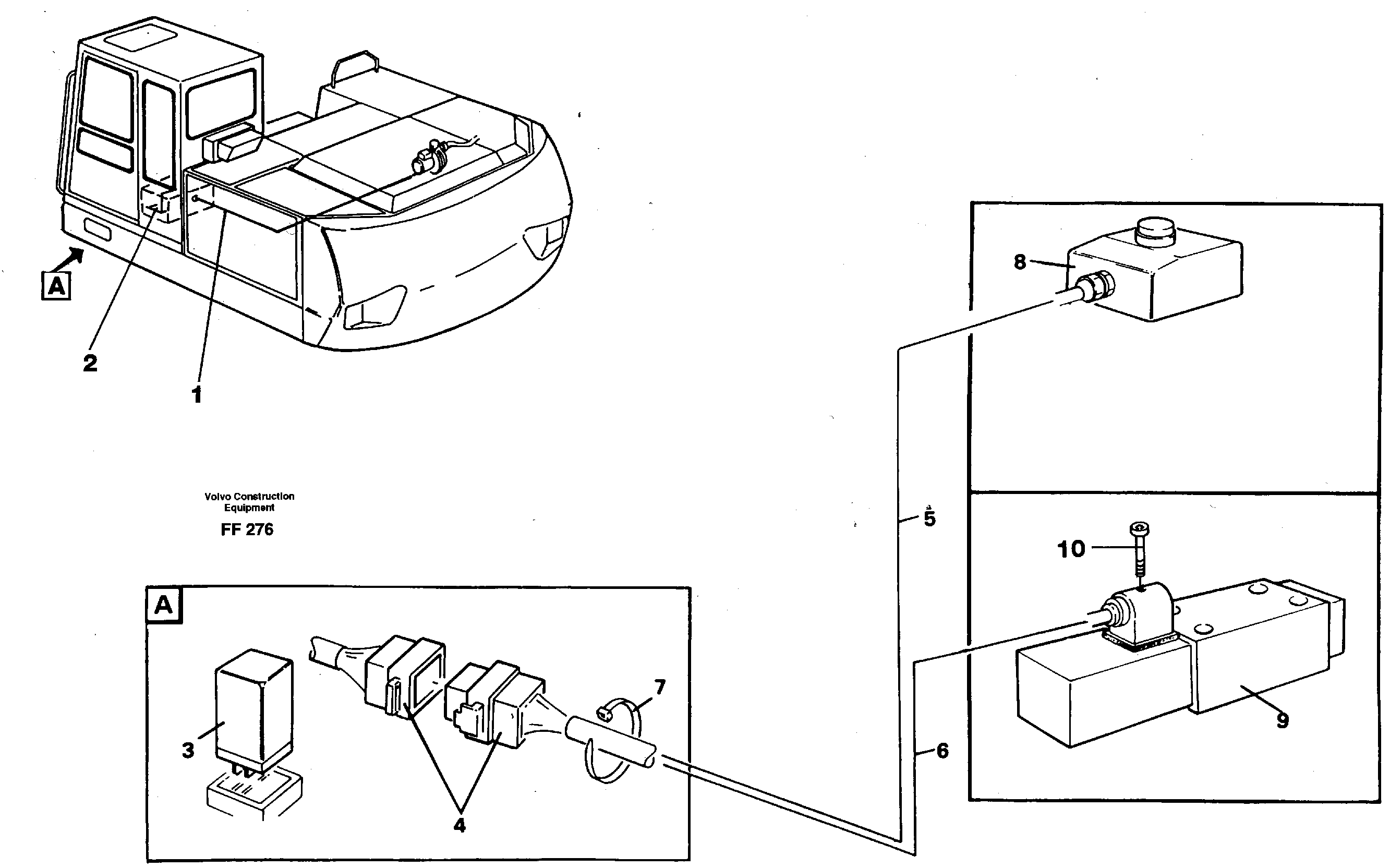 Схема запчастей Volvo EC130C - 611 Electric installation, overfilling protection EC130C ?KERMAN ?KERMAN EC130C SER NO - 220