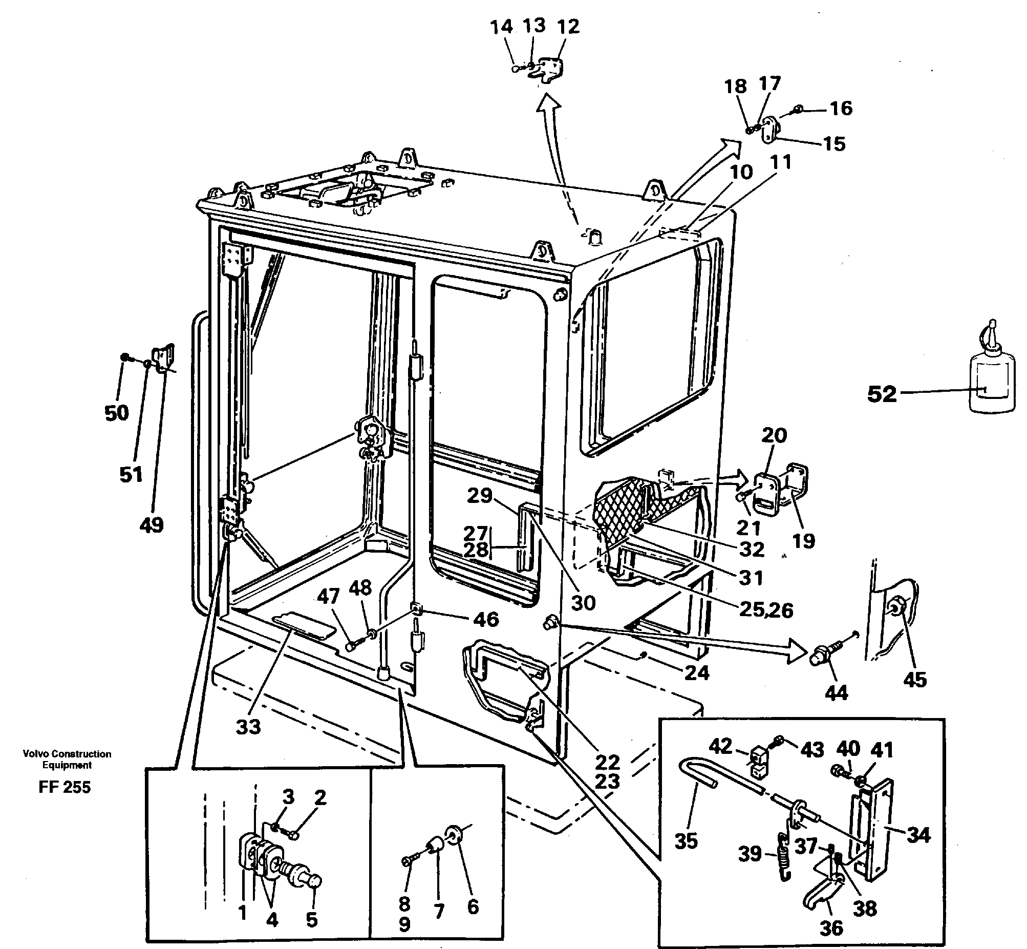 Схема запчастей Volvo EC130C - 58835 Interior components EC130C ?KERMAN ?KERMAN EC130C SER NO - 220