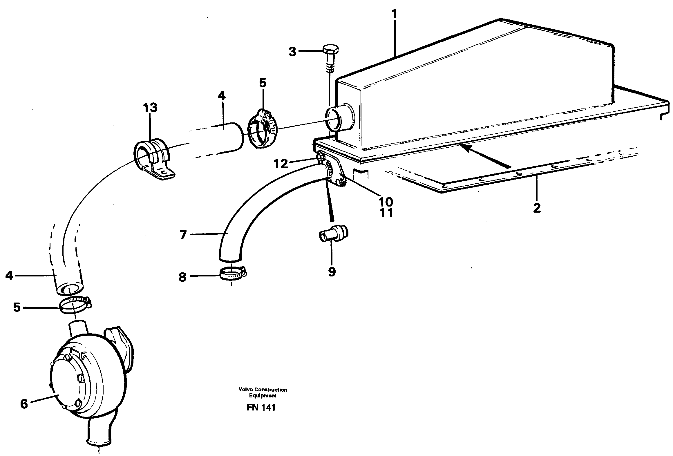 Схема запчастей Volvo EC150C - 32563 Intercooler EC150C ?KERMAN ?KERMAN EC150C SER NO - 253