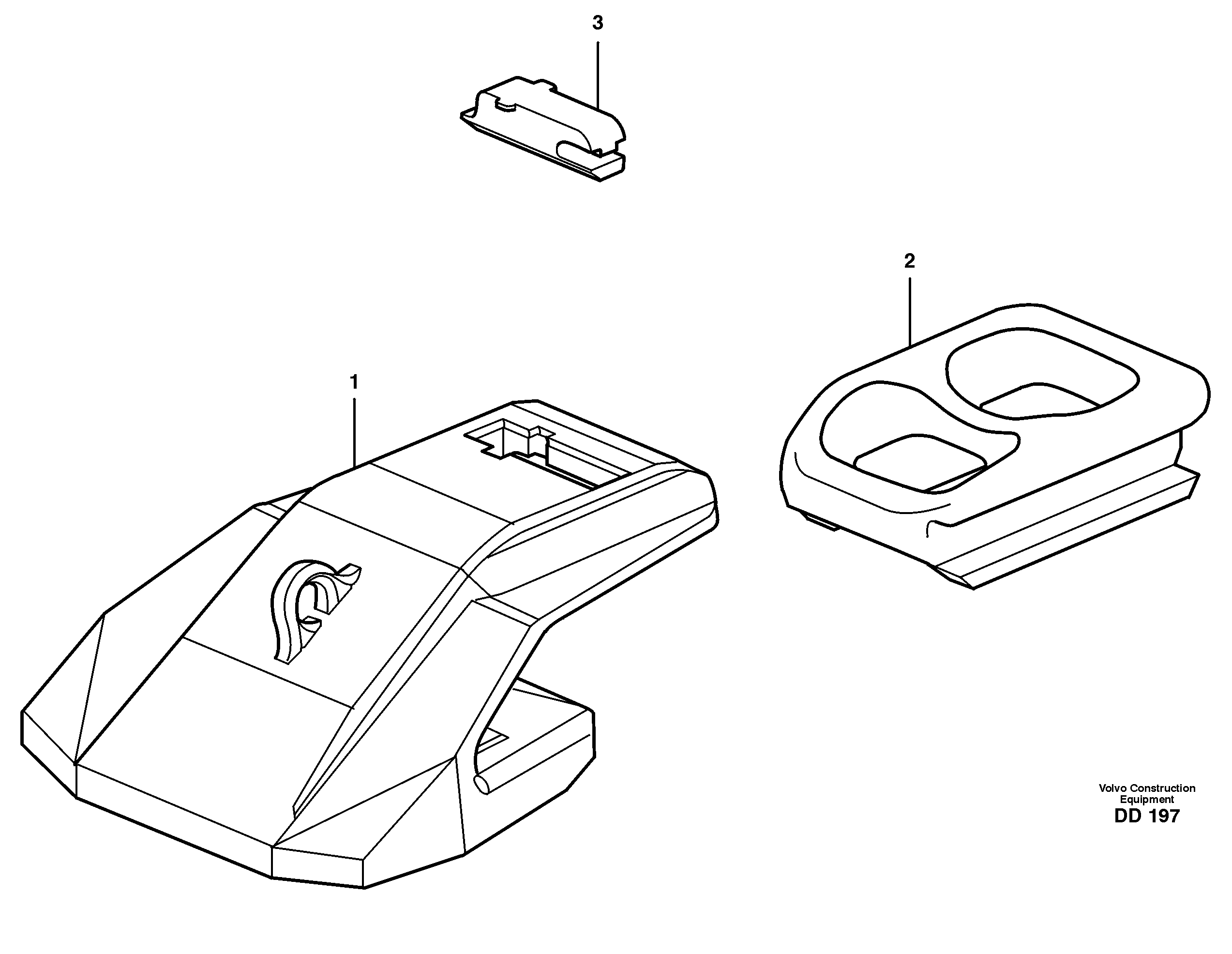 Схема запчастей Volvo EC200 - 36965 Segment ATTACHMENTS ATTACHMENTS BUCKETS