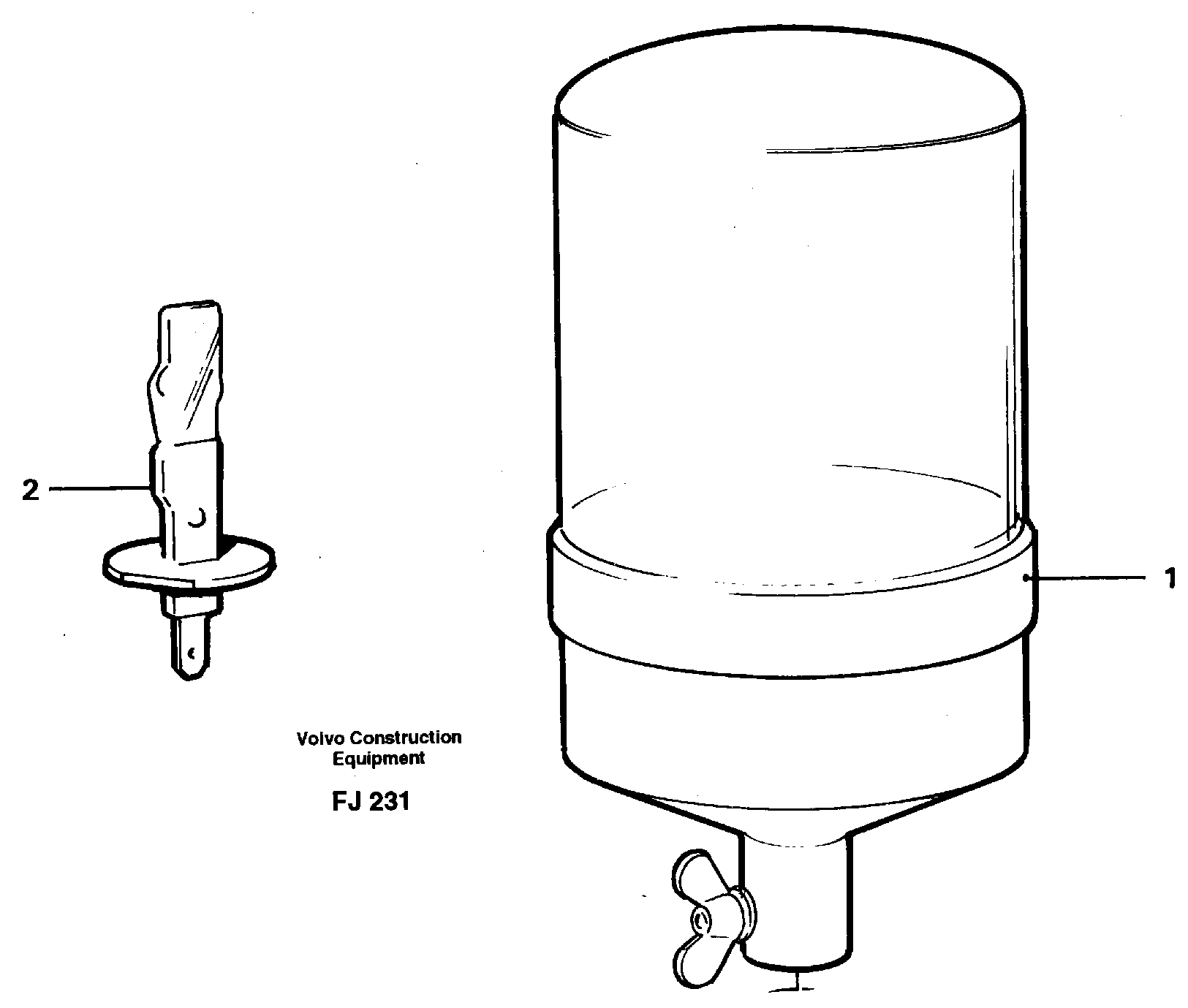 Схема запчастей Volvo EC200 - 17999 Rotating beacon EC200 ?KERMAN ?KERMAN EC200