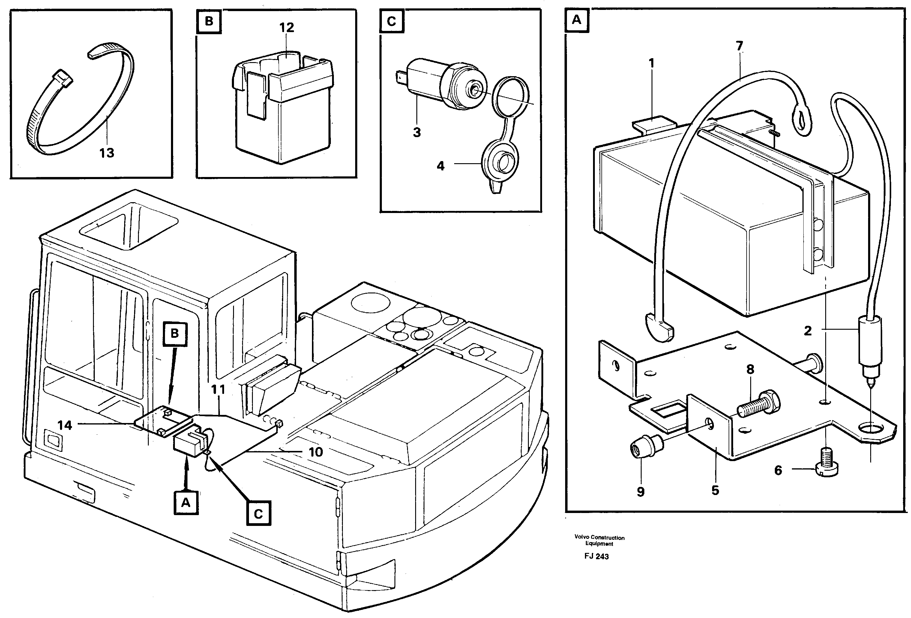 Схема запчастей Volvo EC200 - 104786 Lunch box heater EC200 ?KERMAN ?KERMAN EC200