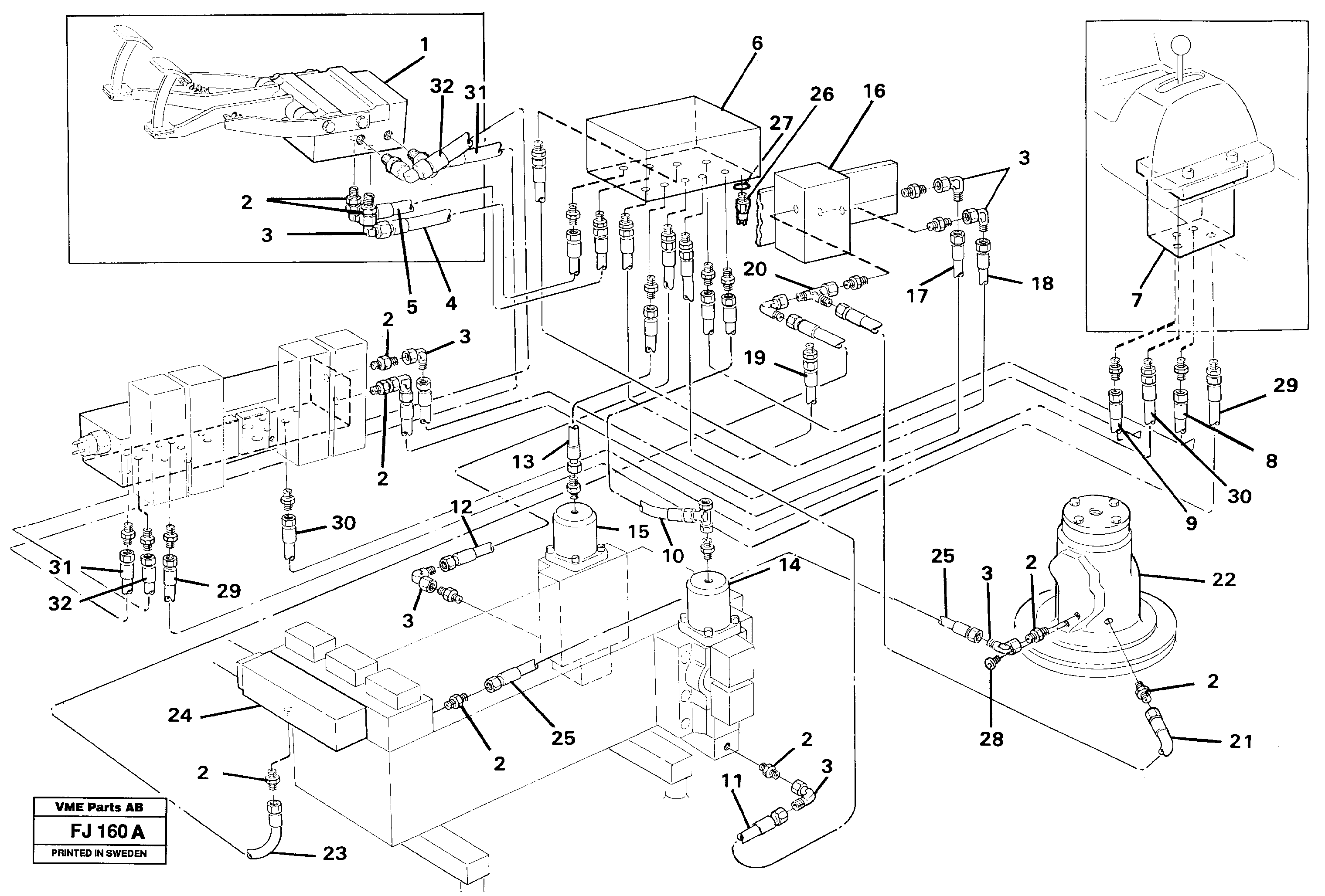 Схема запчастей Volvo EC200 - 44309 Servohydraulik, travel EC200 ?KERMAN ?KERMAN EC200