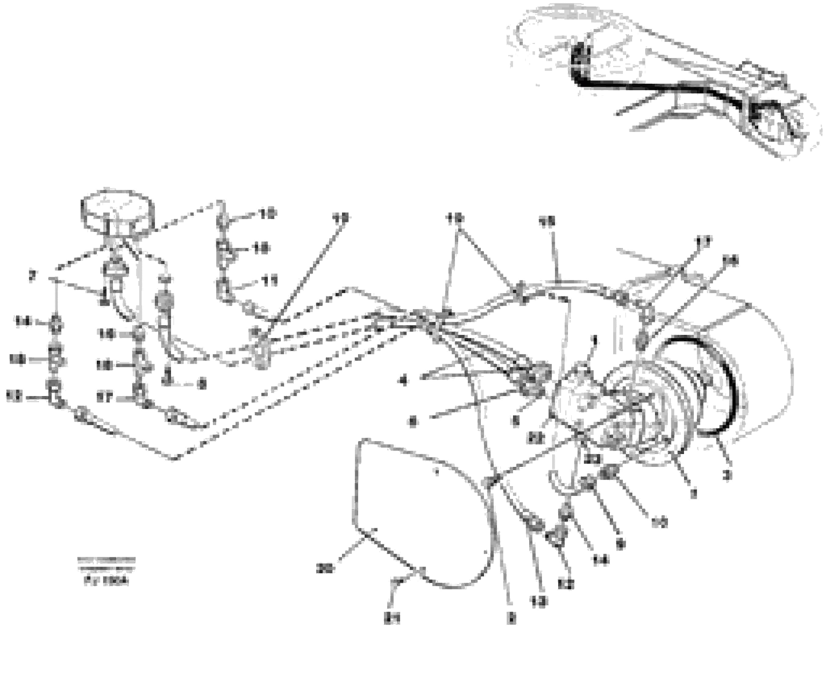 Схема запчастей Volvo EC200 - 52596 Hydraulic system, transport in undercarrige EC200 ?KERMAN ?KERMAN EC200