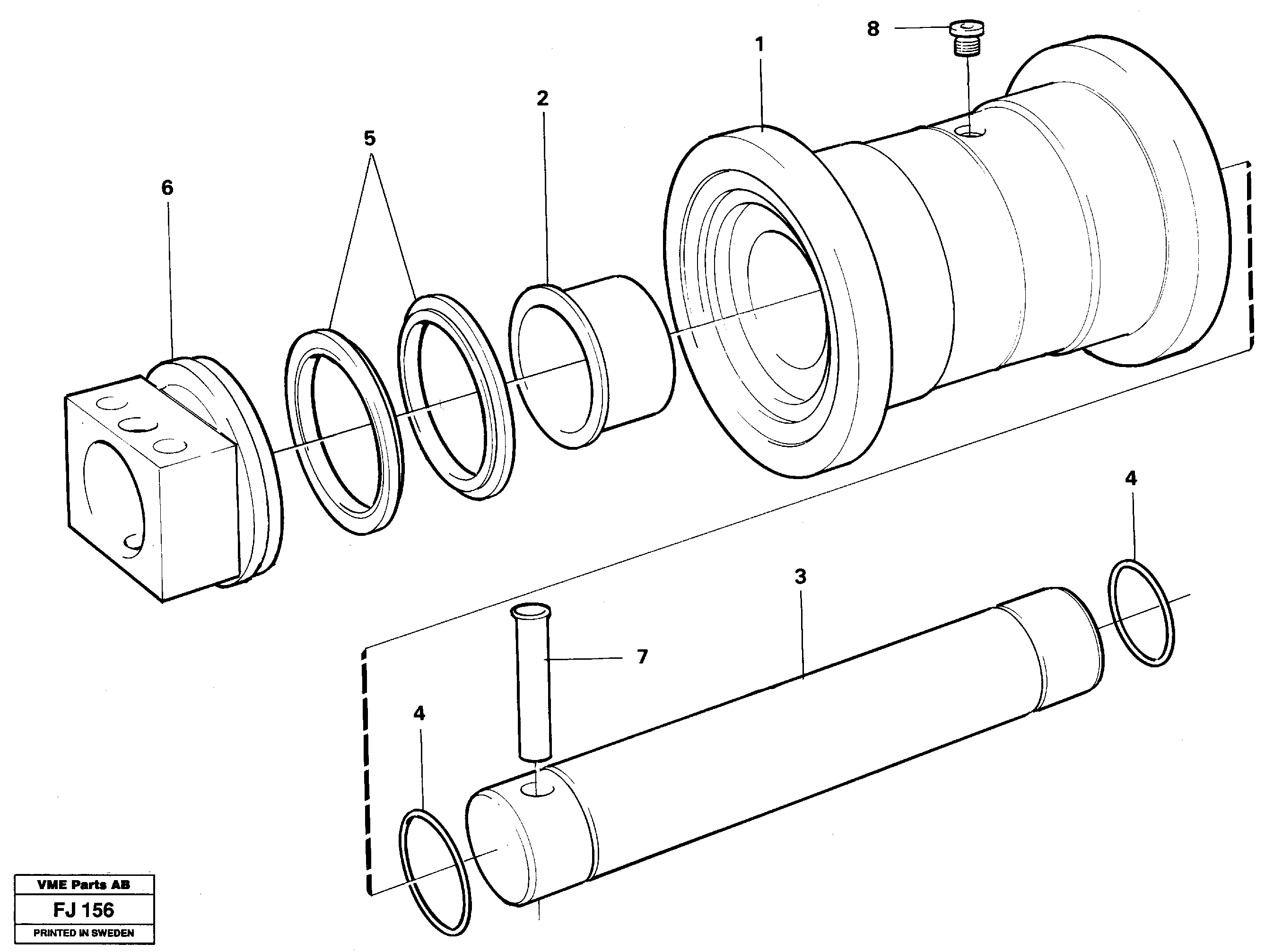 Схема запчастей Volvo EC200 - 18017 Bottom roller EC200 ?KERMAN ?KERMAN EC200