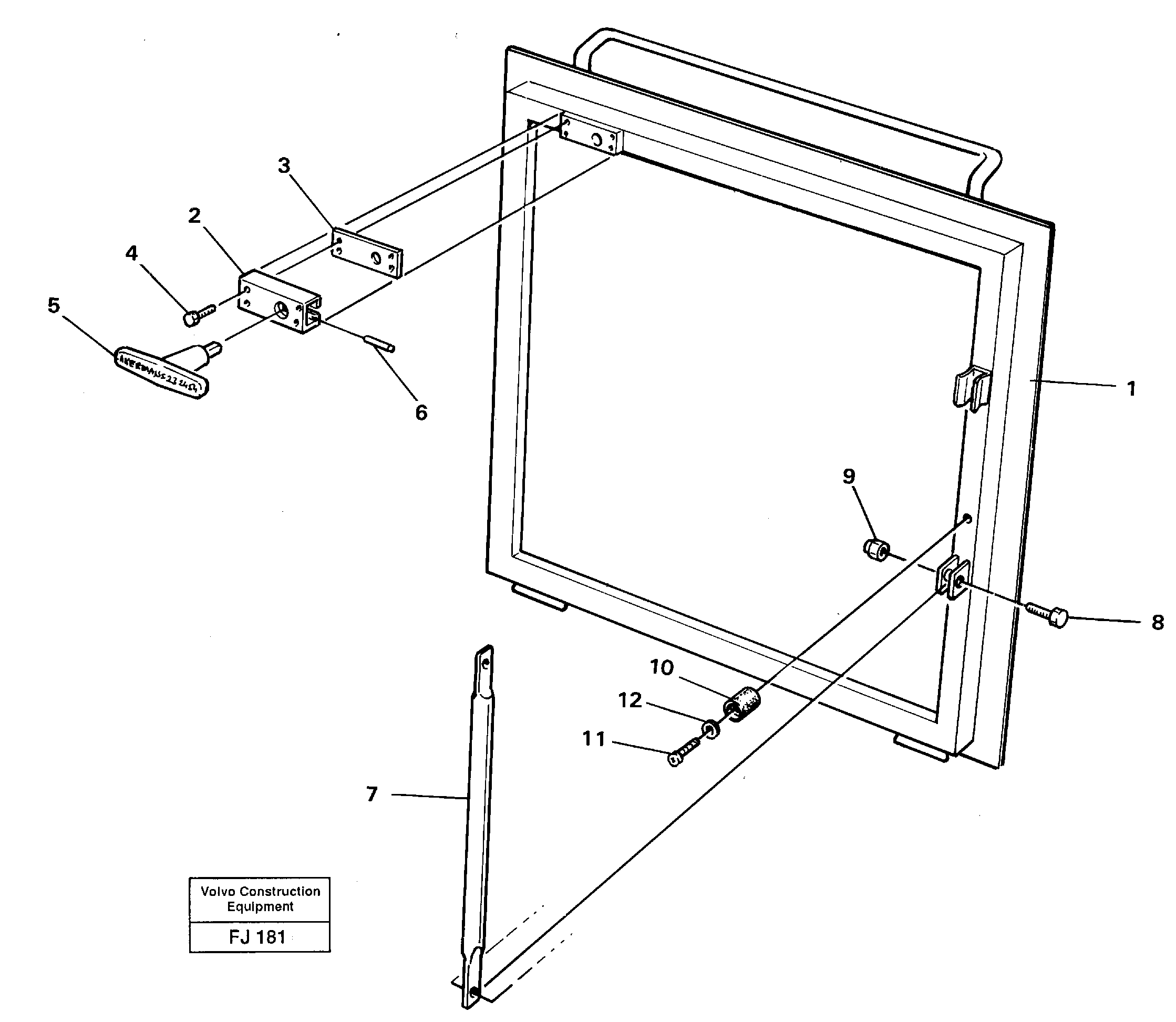 Схема запчастей Volvo EC200 - 42885 Hatch, valve housing EC200 ?KERMAN ?KERMAN EC200