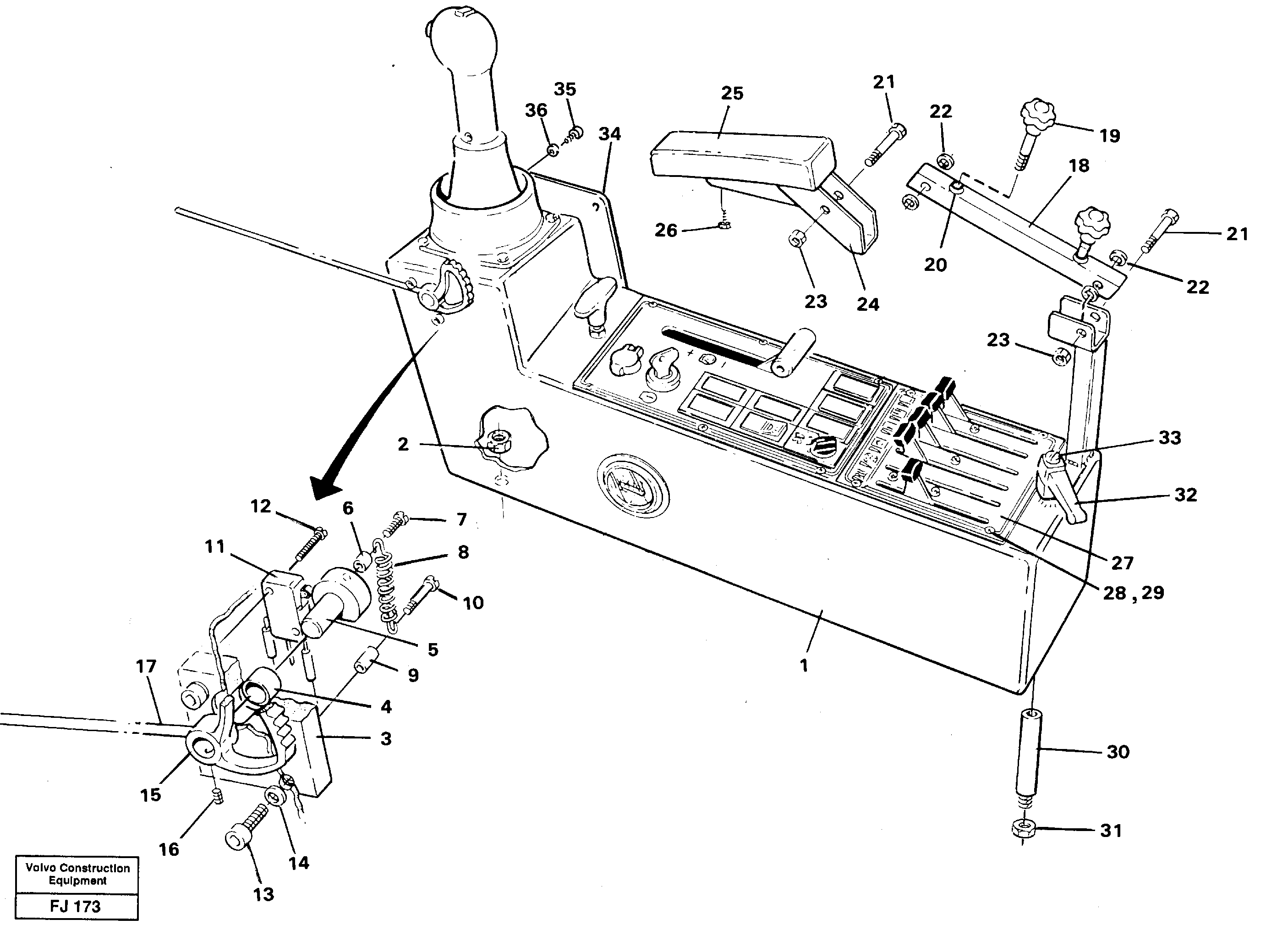 Схема запчастей Volvo EC200 - 43096 Side panel, left EC200 ?KERMAN ?KERMAN EC200