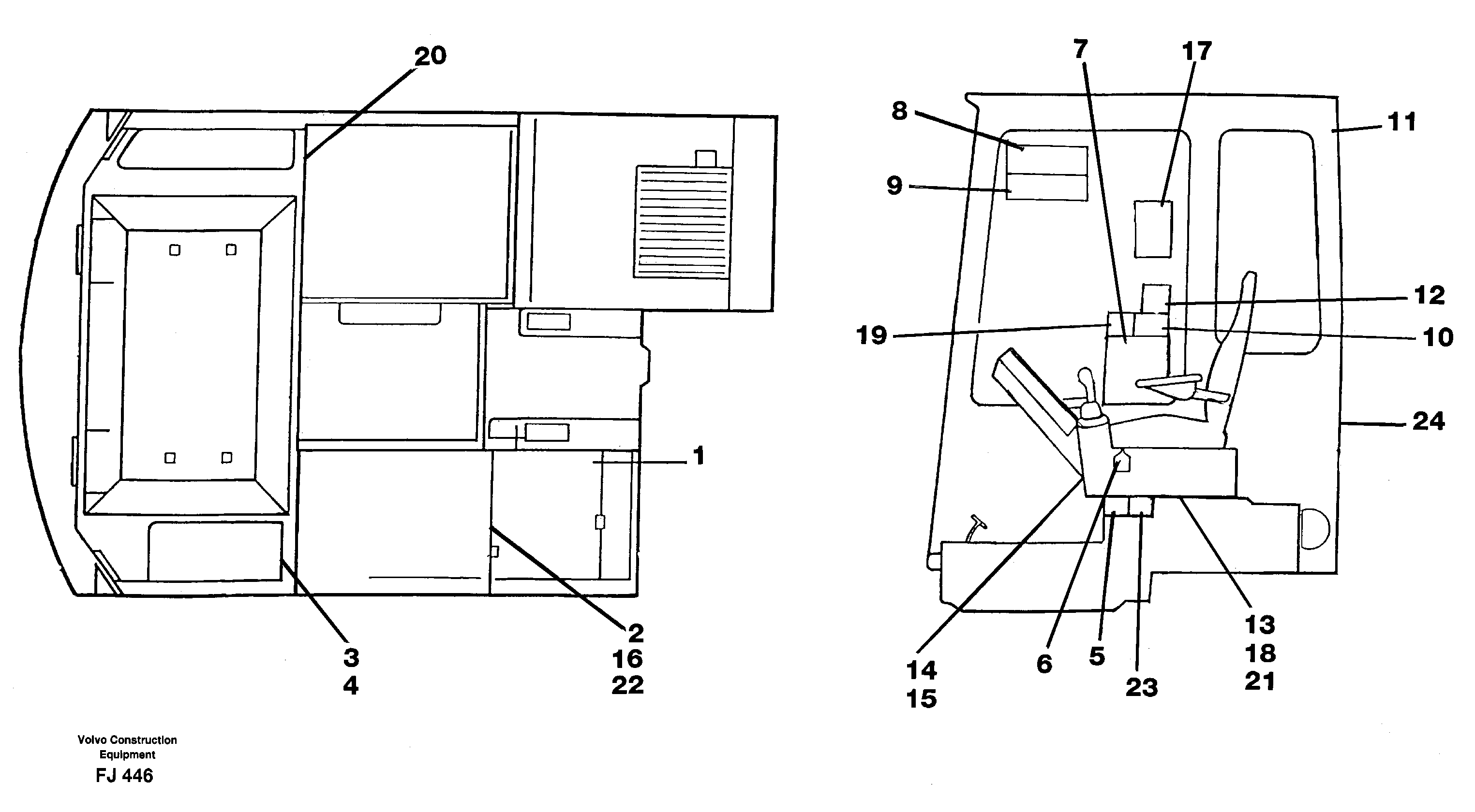 Схема запчастей Volvo EC200 - 6028 Internal sign plates and decals EC200 ?KERMAN ?KERMAN EC200
