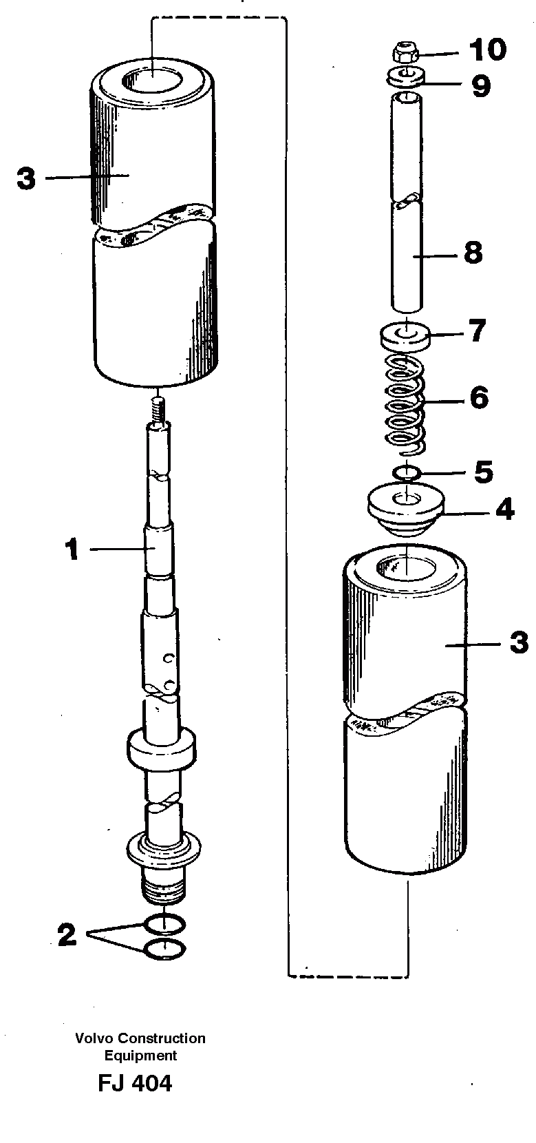 Схема запчастей Volvo EC200 - 20101 Refining pack EC200 ?KERMAN ?KERMAN EC200