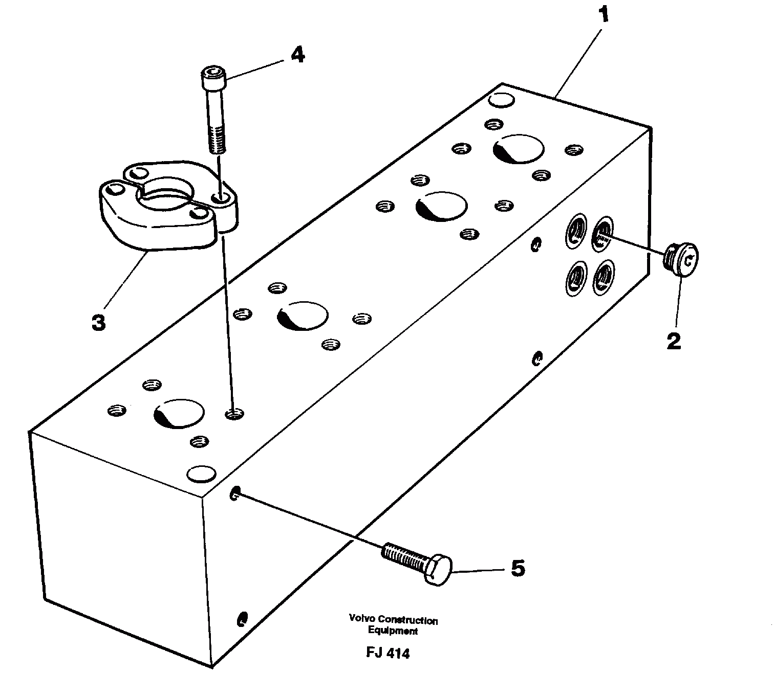Схема запчастей Volvo EC200 - 13868 Connection board EC200 ?KERMAN ?KERMAN EC200