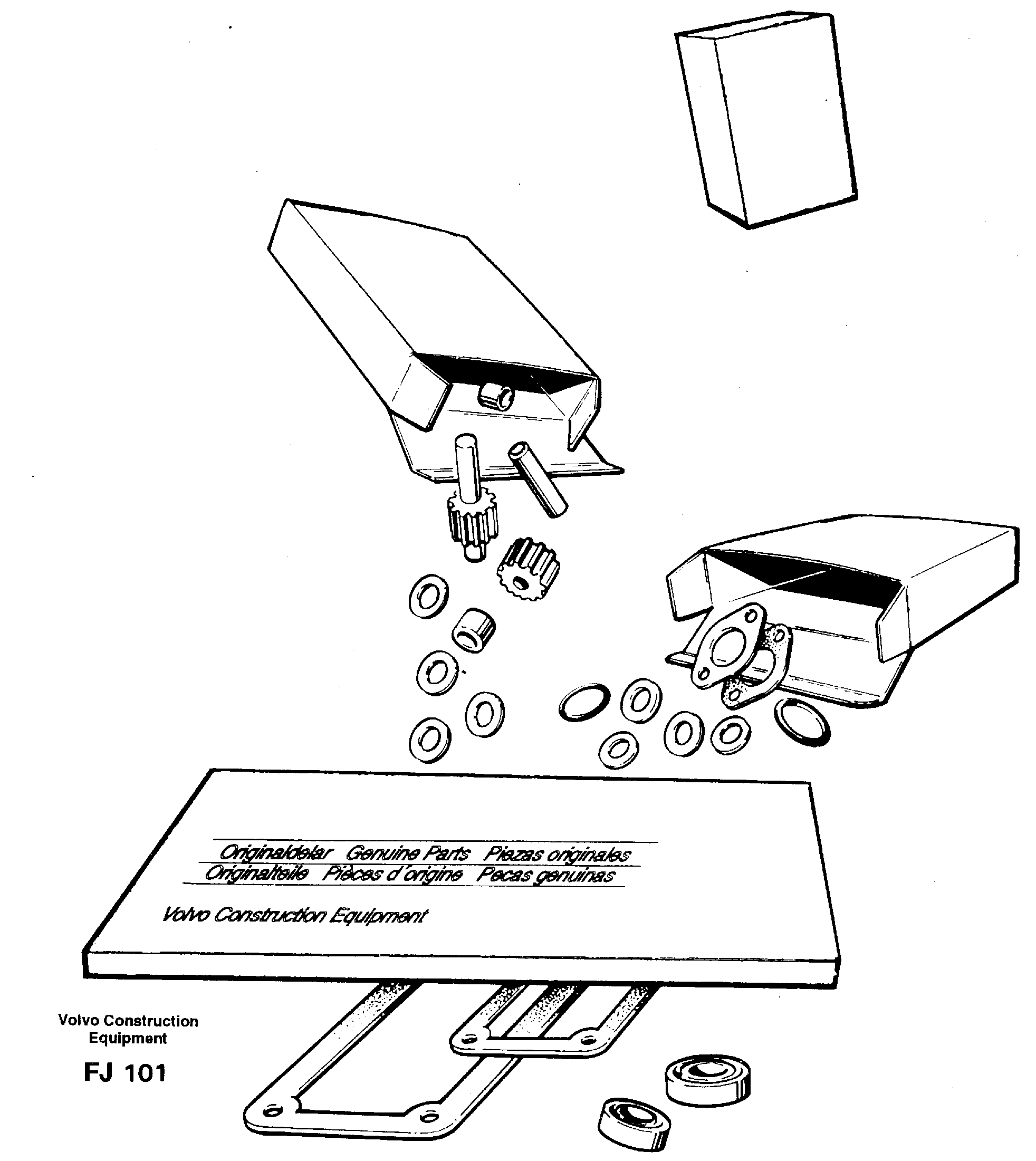 Схема запчастей Volvo EC200 - 14498 Ремкомплект двигателя EC200 ?KERMAN ?KERMAN EC200