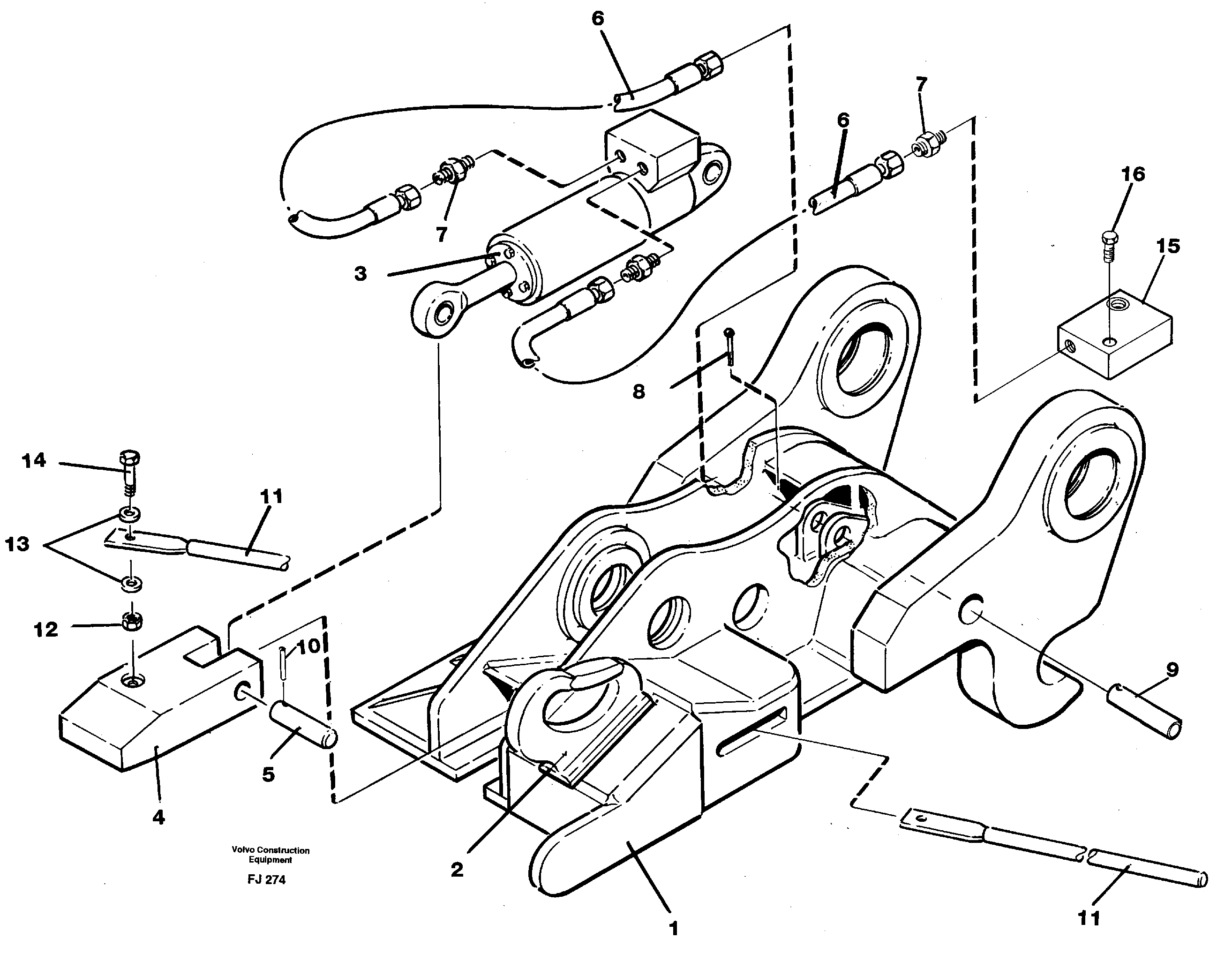 Схема запчастей Volvo EC200 - 44015 Quickfit, hydraulic EC200 ?KERMAN ?KERMAN EC200