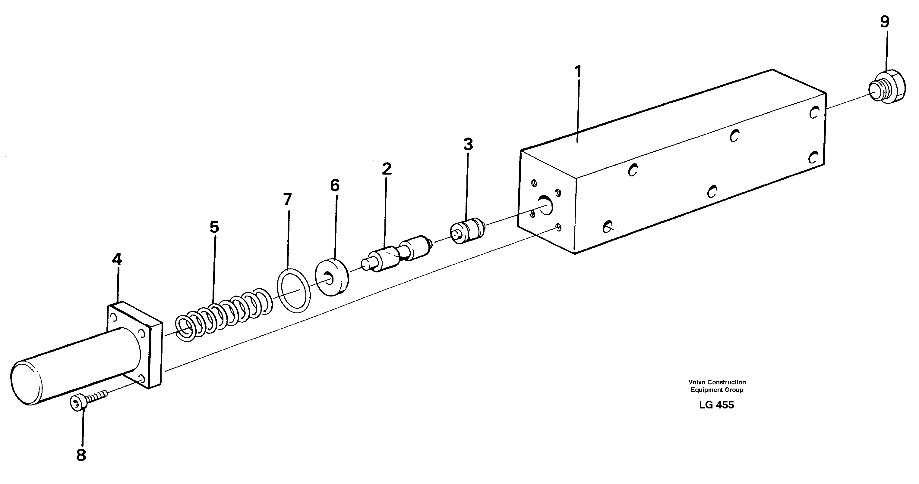 Схема запчастей Volvo EC200 - 18592 Fuel miser valve EC200 SER NO 2760-