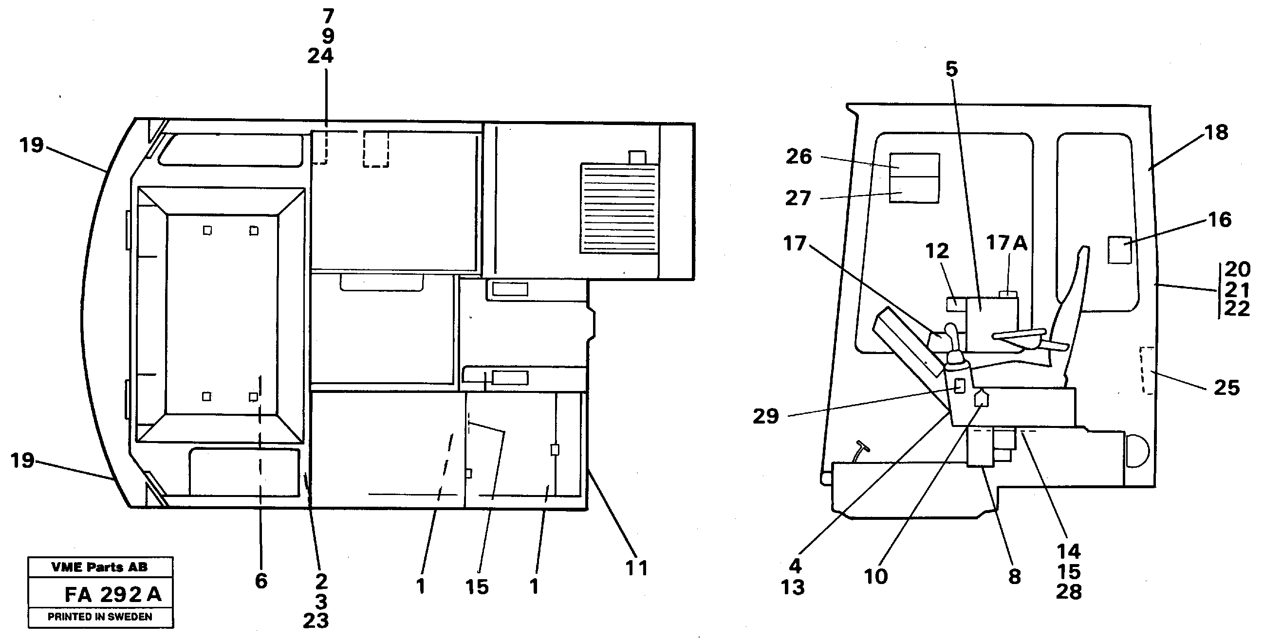 Схема запчастей Volvo EC230B - 6039 Sign plates and decals EC230B ?KERMAN ?KERMAN EC230B