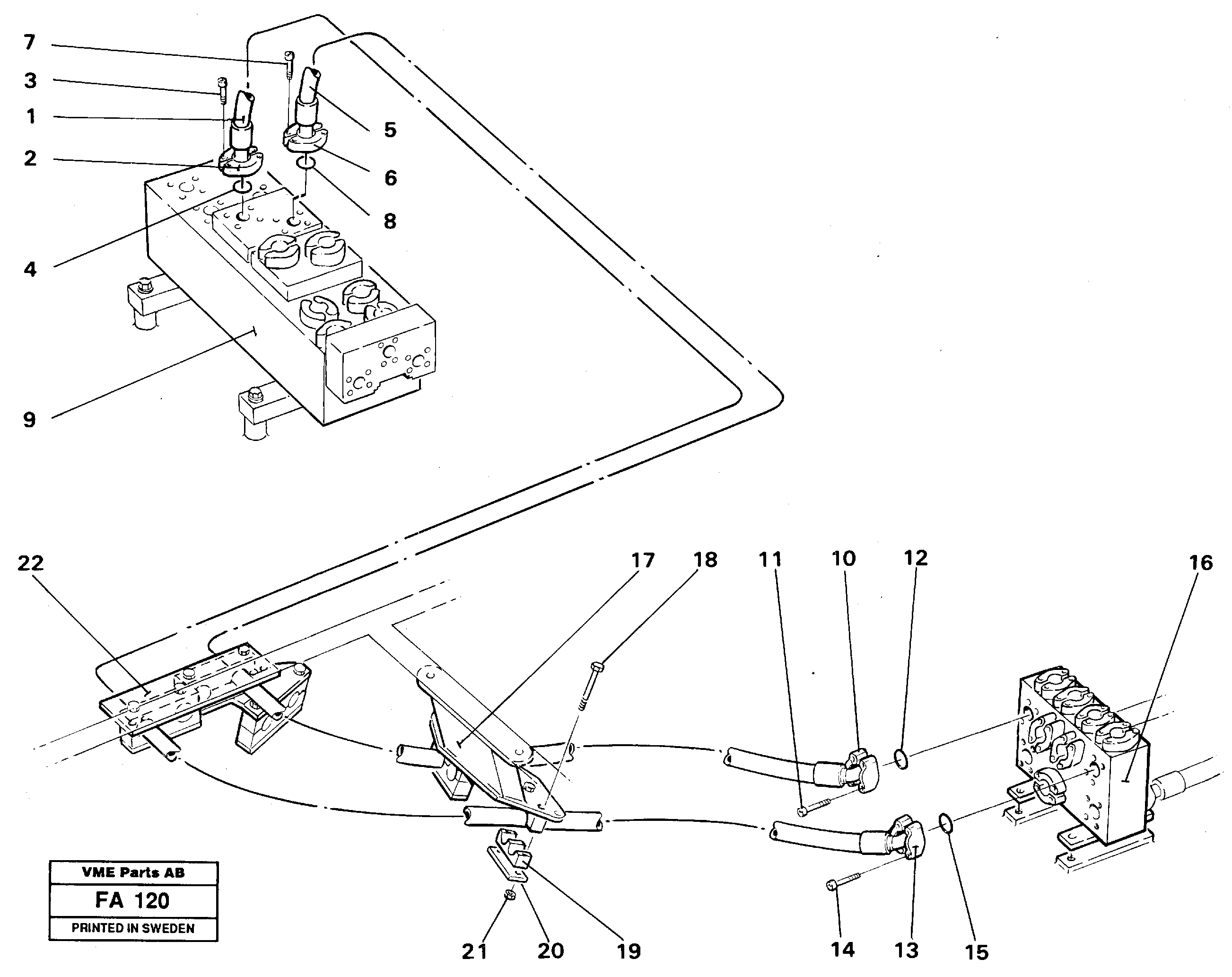 Схема запчастей Volvo EC230B - 102759 Hydraulic system Bucket EC230B ?KERMAN ?KERMAN EC230B
